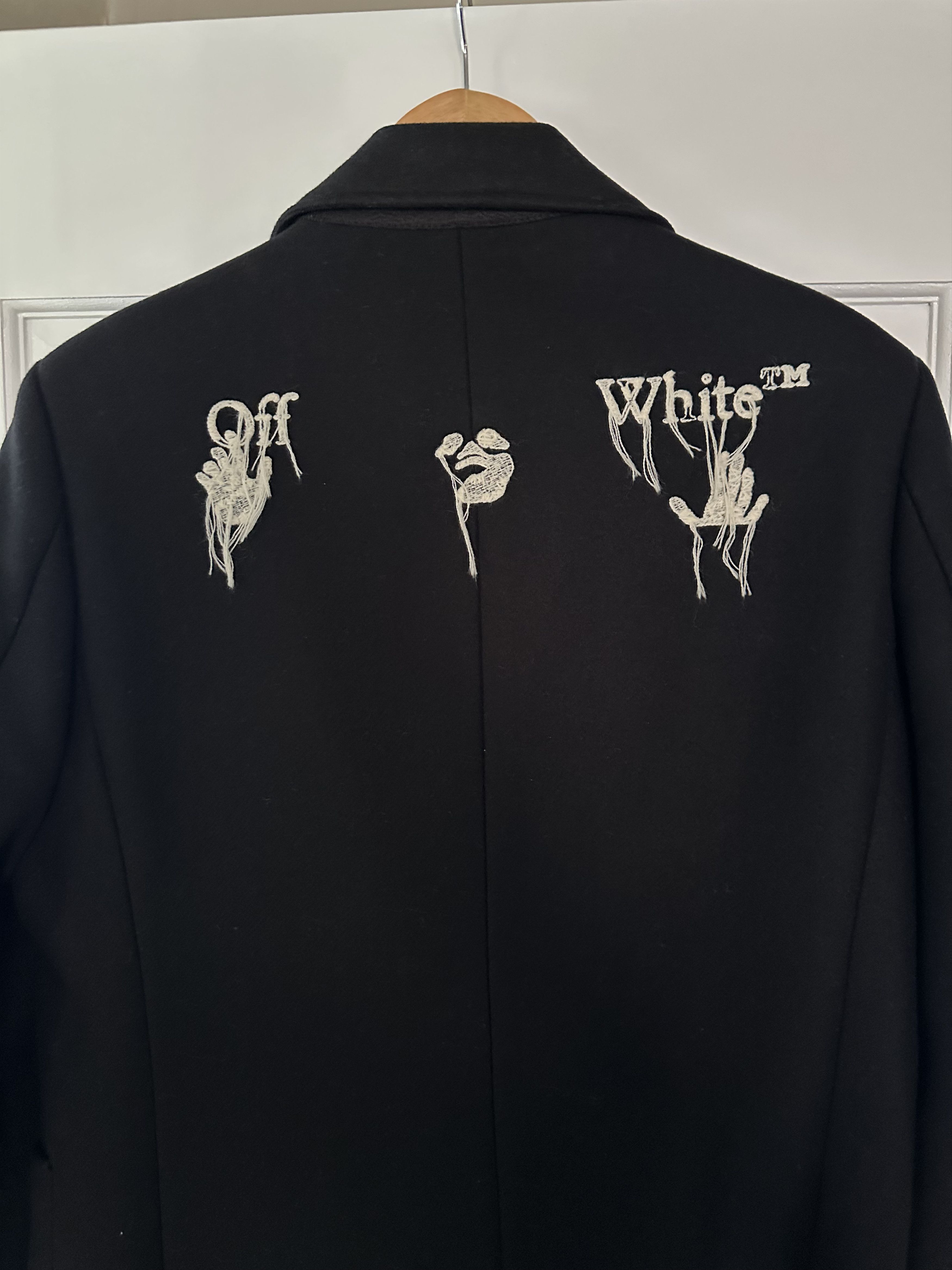 Off-White × Virgil Abloh Off-White double breasted wool coat- rare collection Virgil Size US L / EU 52-54 / 3 - 7 Thumbnail