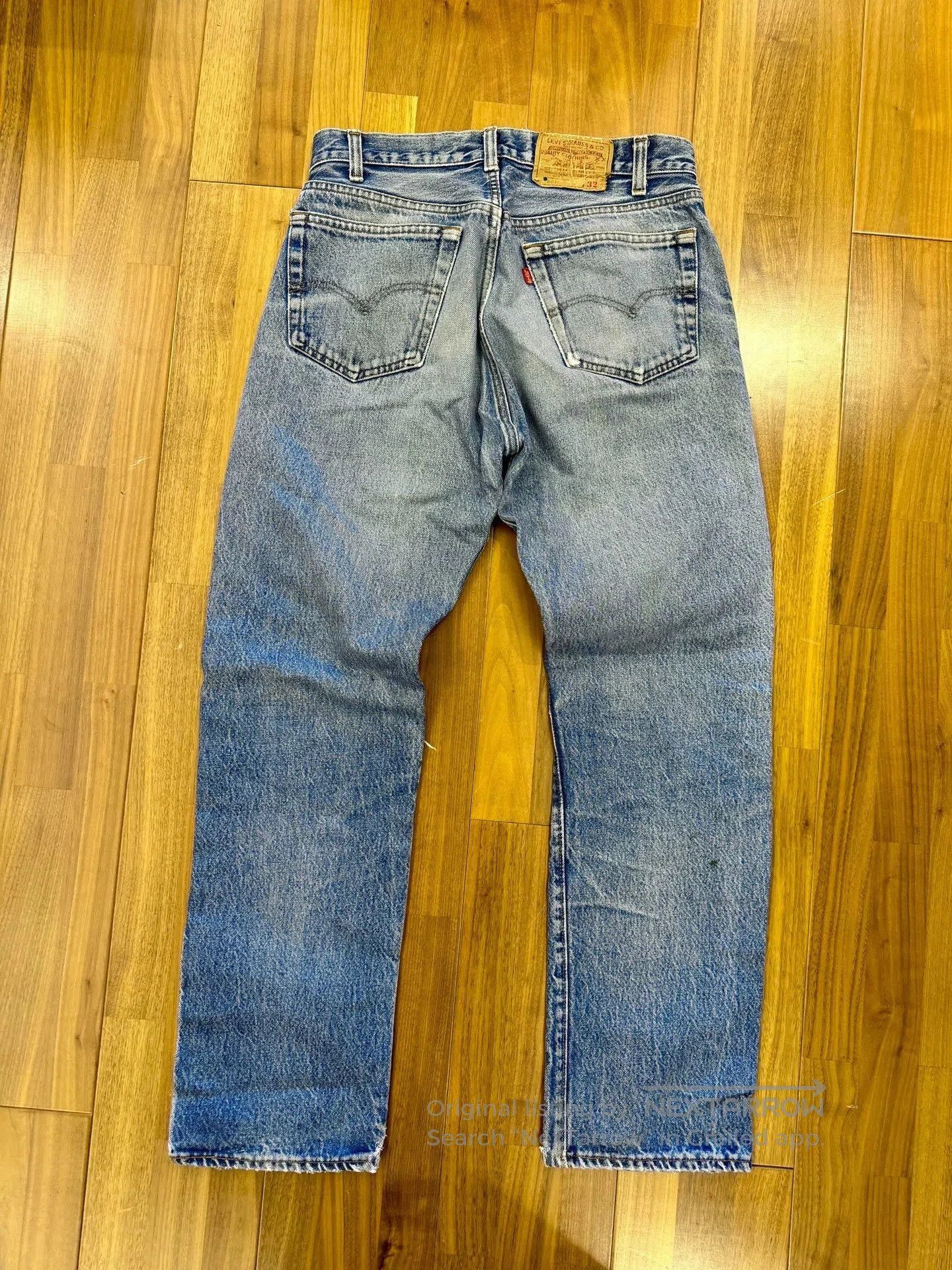 Levi's Blue Distressed Denim Jeans Size 32. Size US 32 / EU 48 - 5 Thumbnail