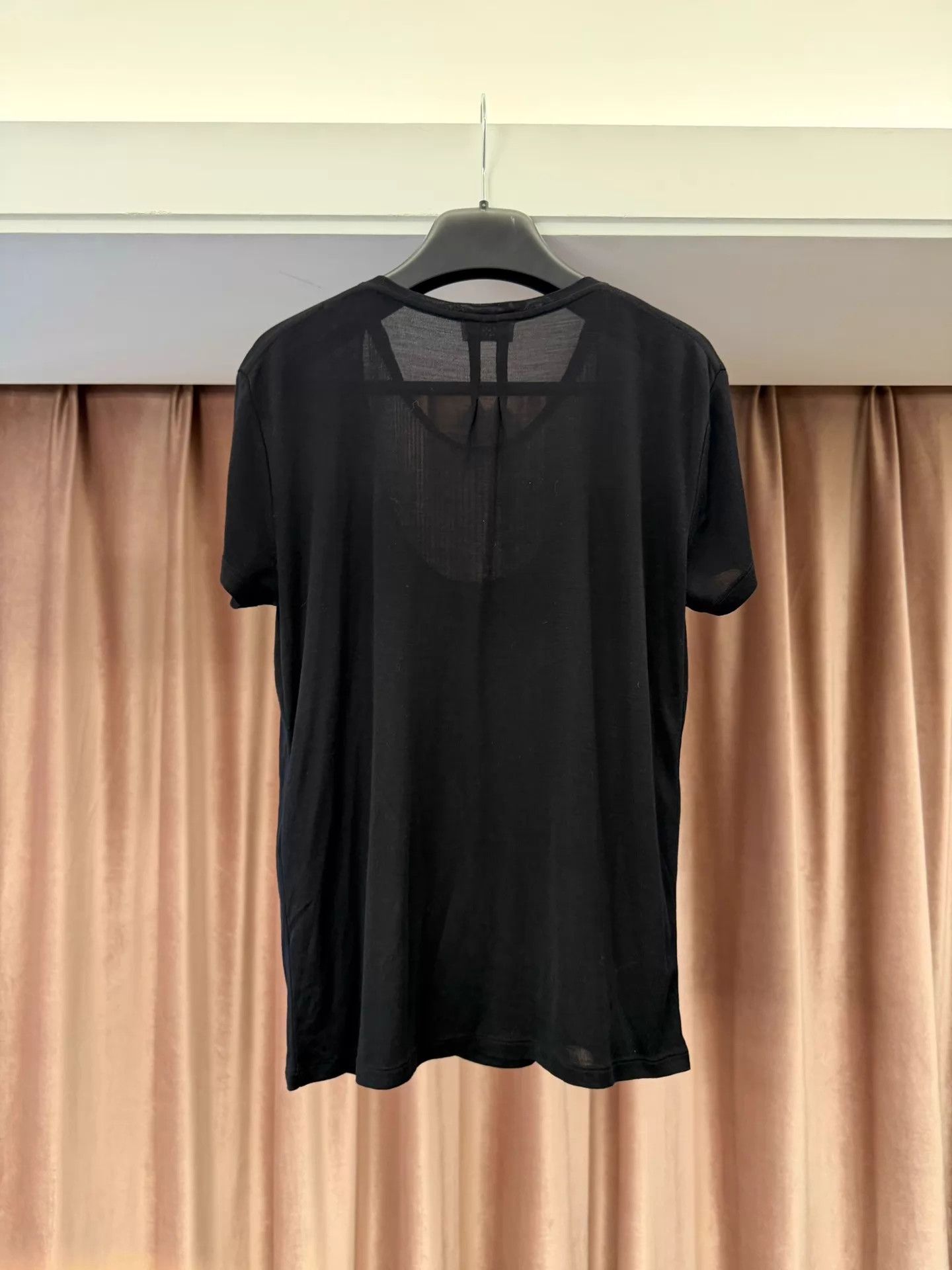 Saint Laurent Paris Saint Laurent 13FW Fringe Chain Black Short Sleeve Tee S Size US S / EU 44-46 / 1 - 3 Thumbnail