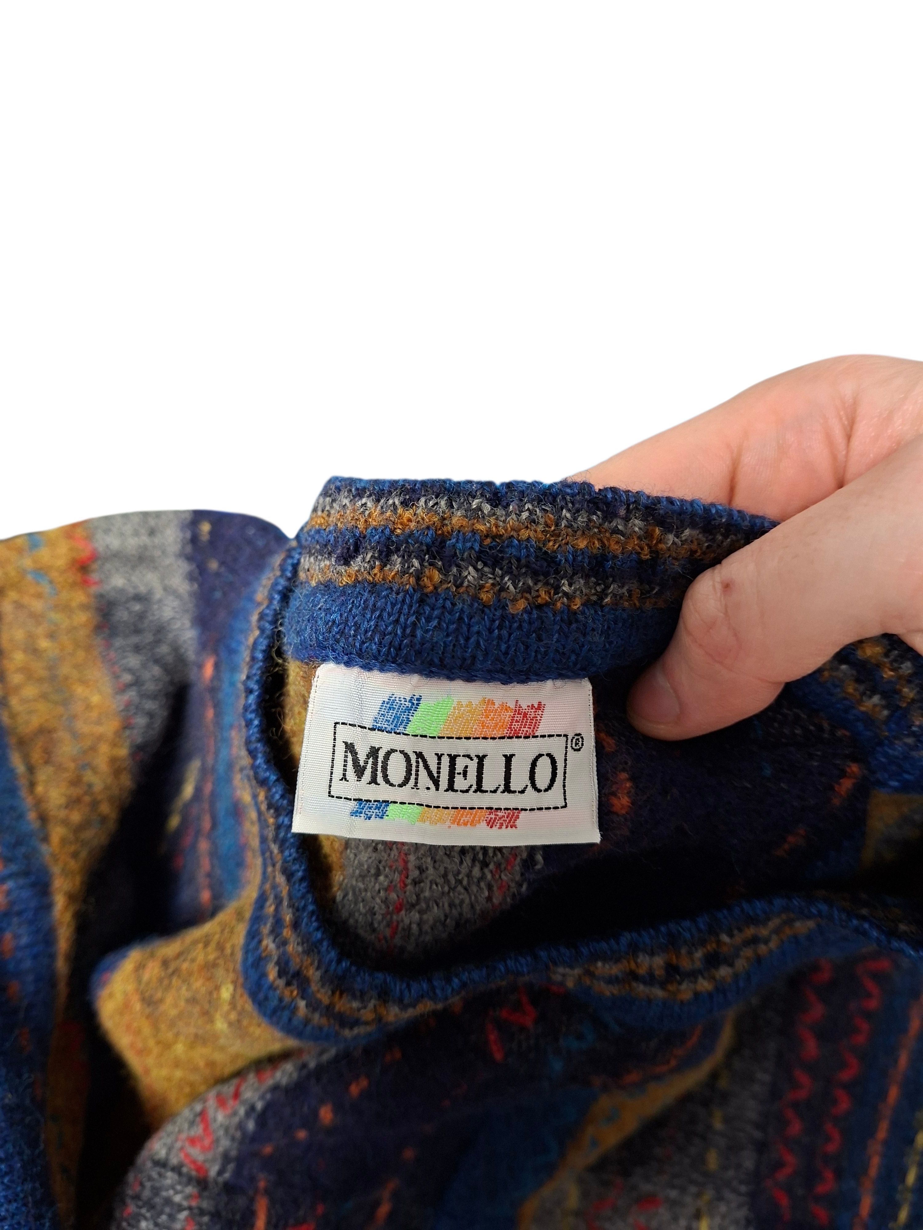 Other MONELLO VINTAGE COOGI STYLE MADE IN ITALY WOOL SWEATER Size US L / EU 52-54 / 3 - 3 Thumbnail