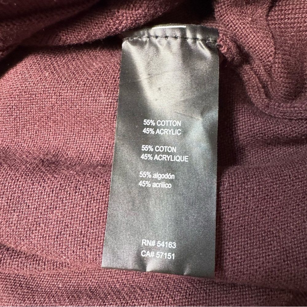 Karl Lagerfeld NWT New $99 Karl Lagerfeld Paris Crewneck Wine Sweater Size Size US XXL / EU 58 / 5 - 8 Thumbnail