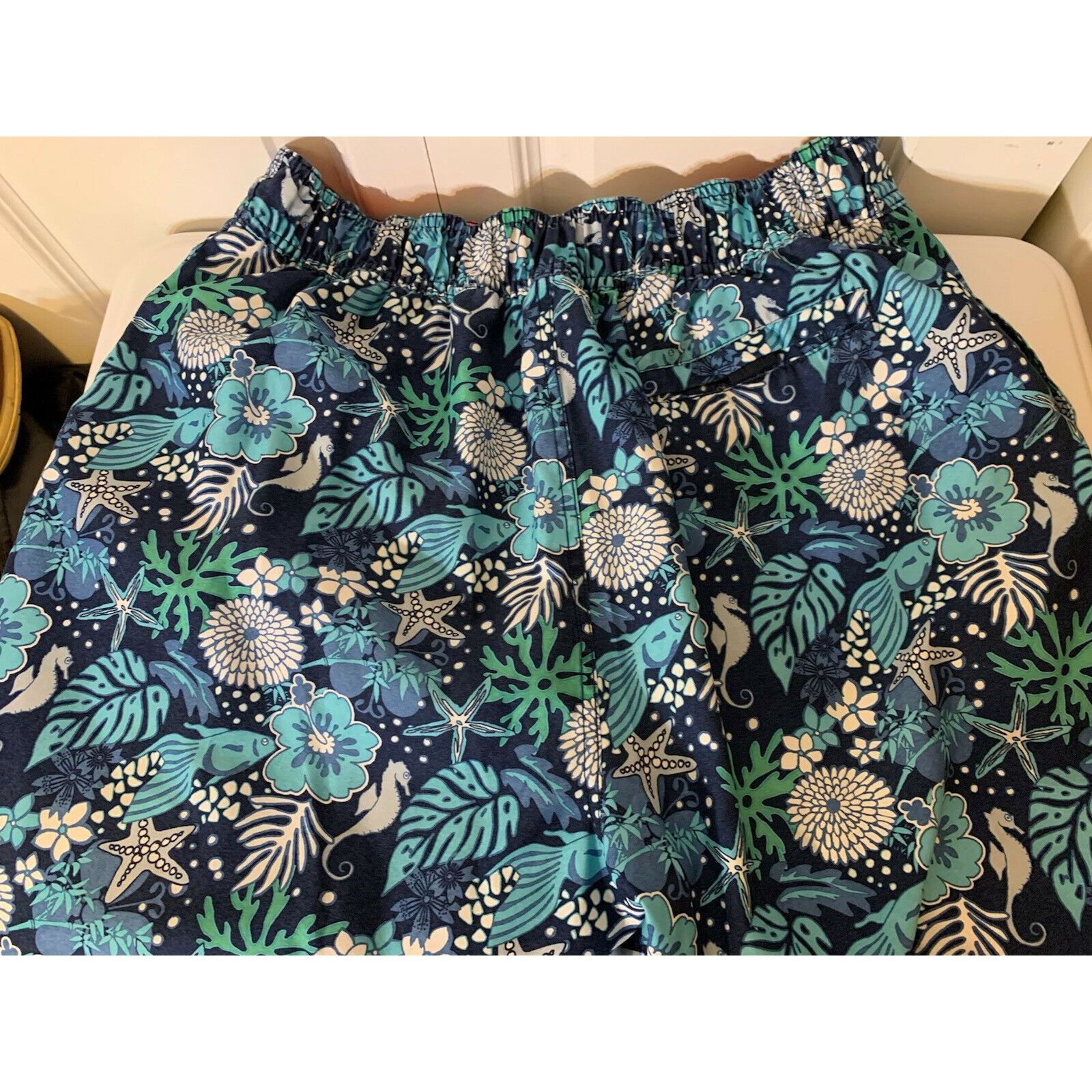Nautica Nautica Nylon Board Shorts Swim Trunks Men’s Sz L Shells Bea Size US 35 - 5 Thumbnail