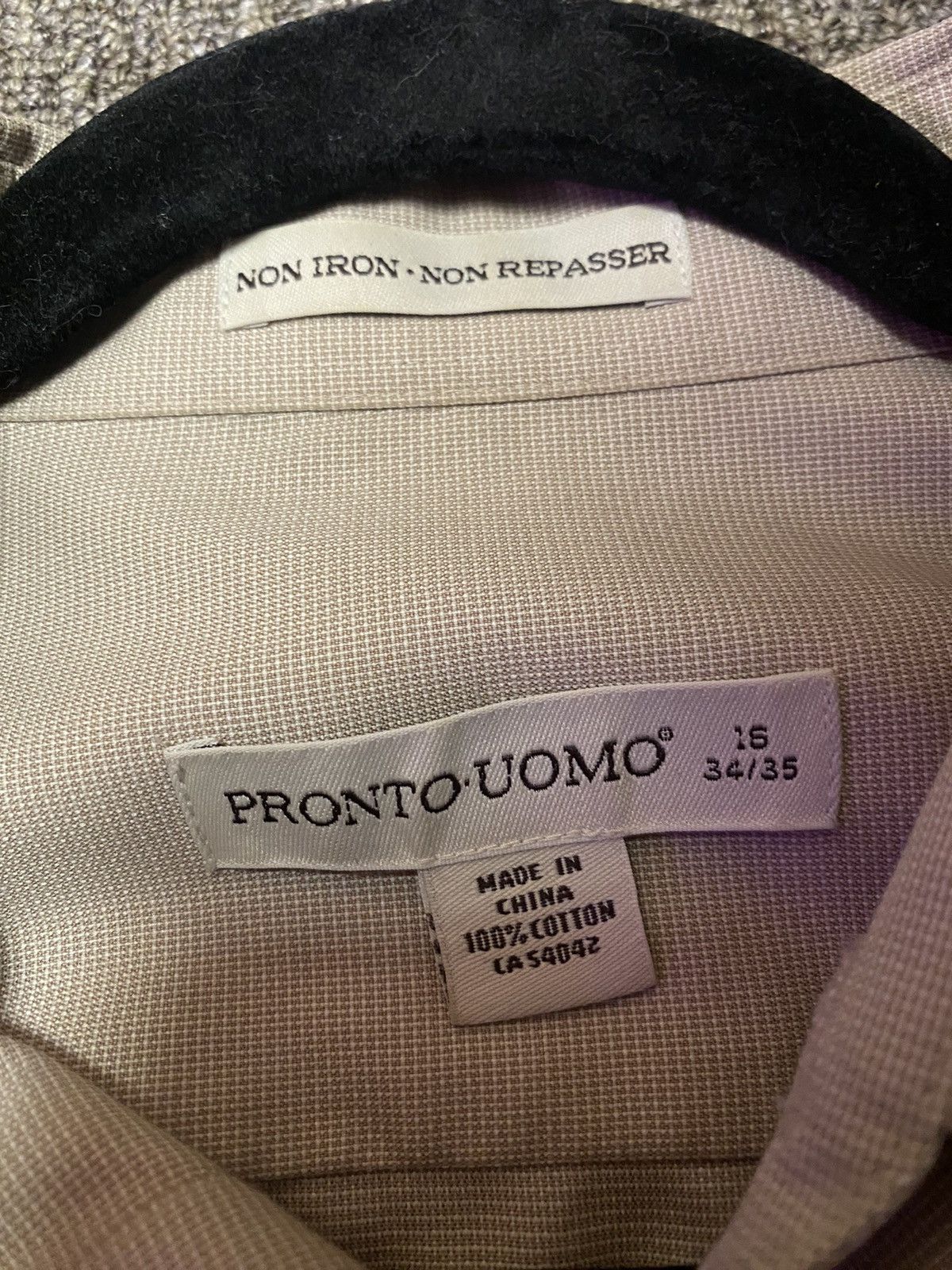Pronto Uomo PRONTO UOMO Dress Shirt Size 34S - 6 Thumbnail