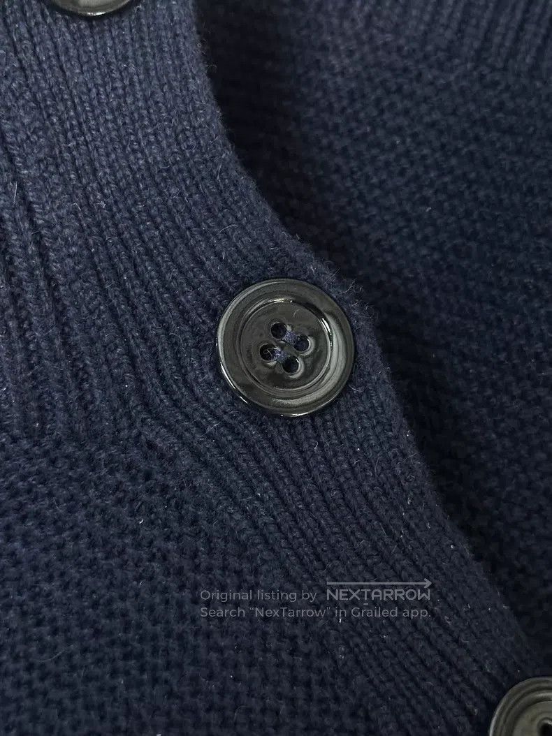 Loro Piana Loro Piana Navy Striped High Neck Cashmere Knit Sweater Size M / US 6-8 / IT 42-44 - 3 Thumbnail