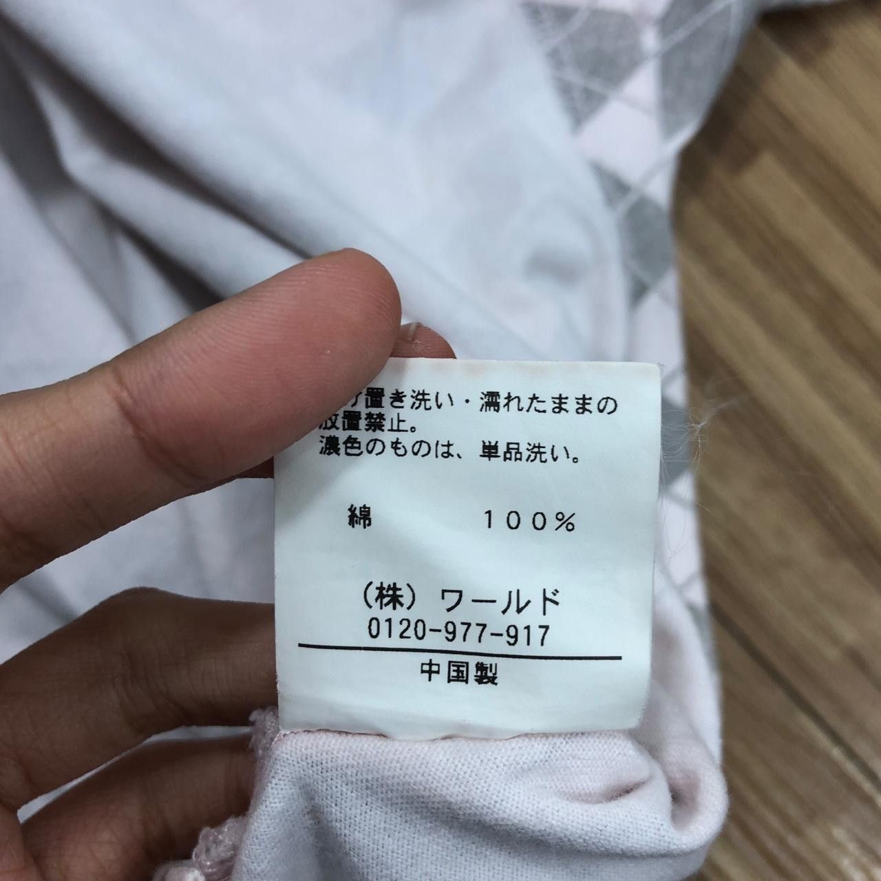 Takeo Kikuchi Vintage TAKEO KIKUCHI JAPAN Argyle Polo Tee Shirt Top Office Size S / US 4 / IT 40 - 6 Thumbnail