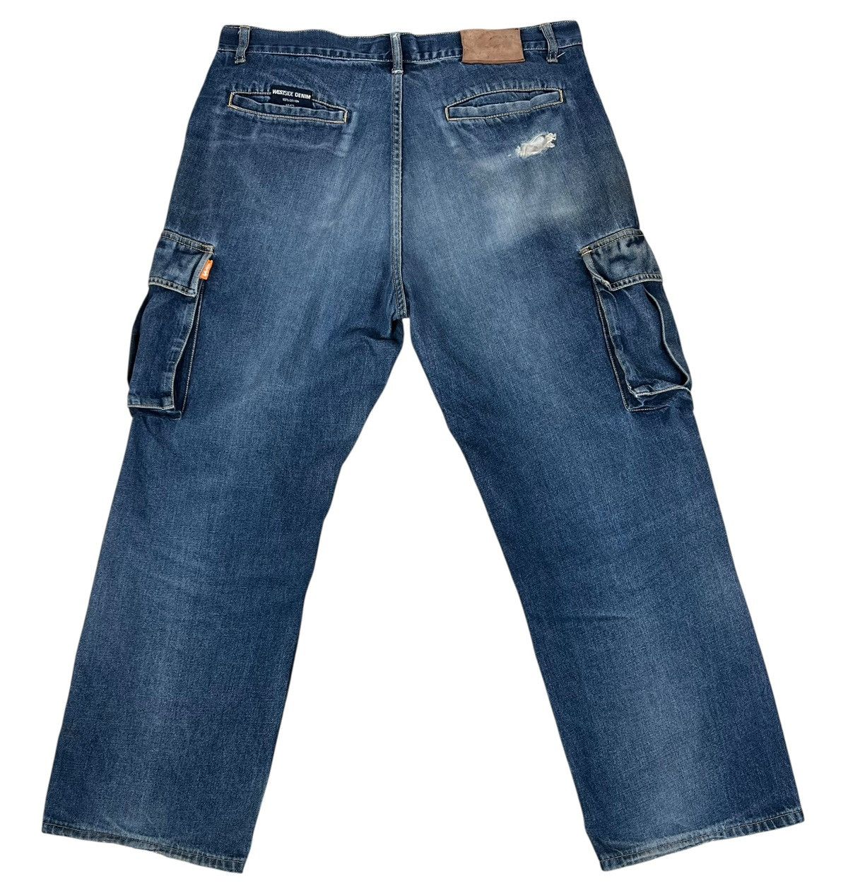 JNCO Vintage Distressed WESTSIDE DENIM Baggy Jeans Size US 36 / EU 52 - 2 Thumbnail