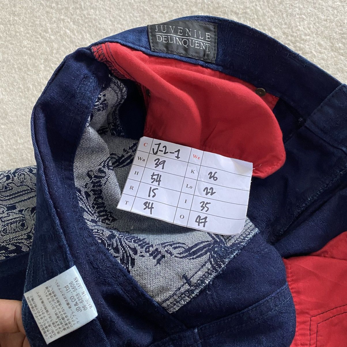 If Six Was Nine × Japanese Brand × Vintage Vintage Juvenile Delinquent Baggy Wide Denim Pants w39 Size US 39 - 9 Thumbnail