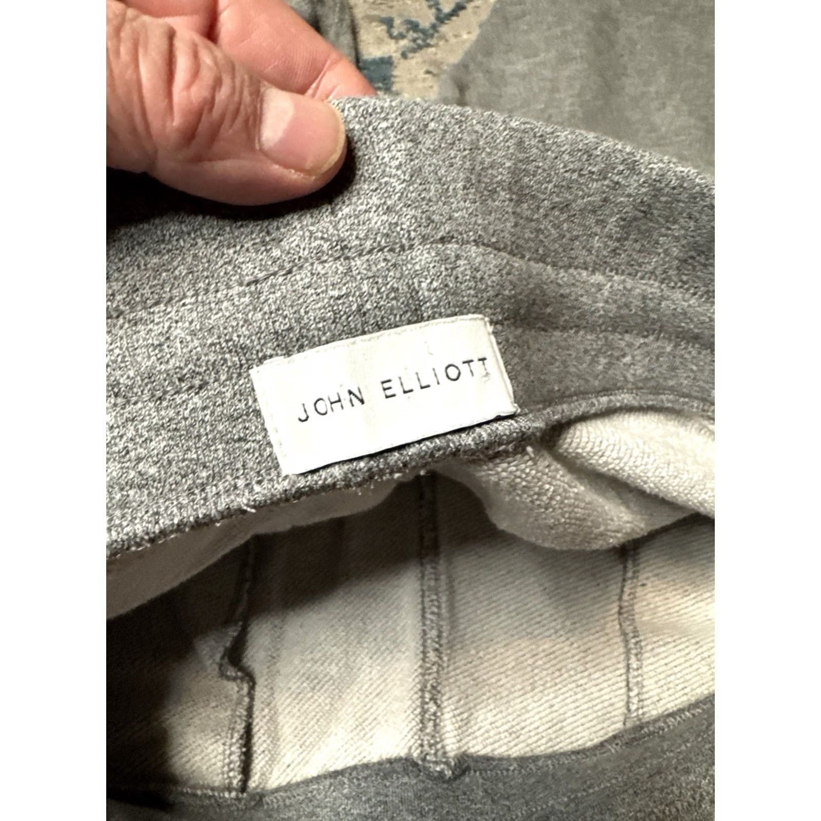 John Elliott John Elliott Escobar Jogger Sweatpants Gray Zip Pocket USA Made Size 4 Mens Slim Tapered 32 Inseam Cotton Blend Pockets Size US 33 - 7 Thumbnail