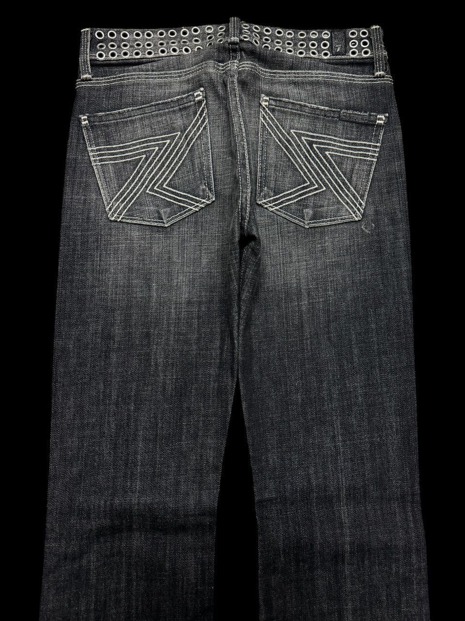 7 For All Mankind FLARED BELL BOTTOM 7 For All Mankind Sand Washed Insane Size US 26 / EU 42 - 15 Thumbnail