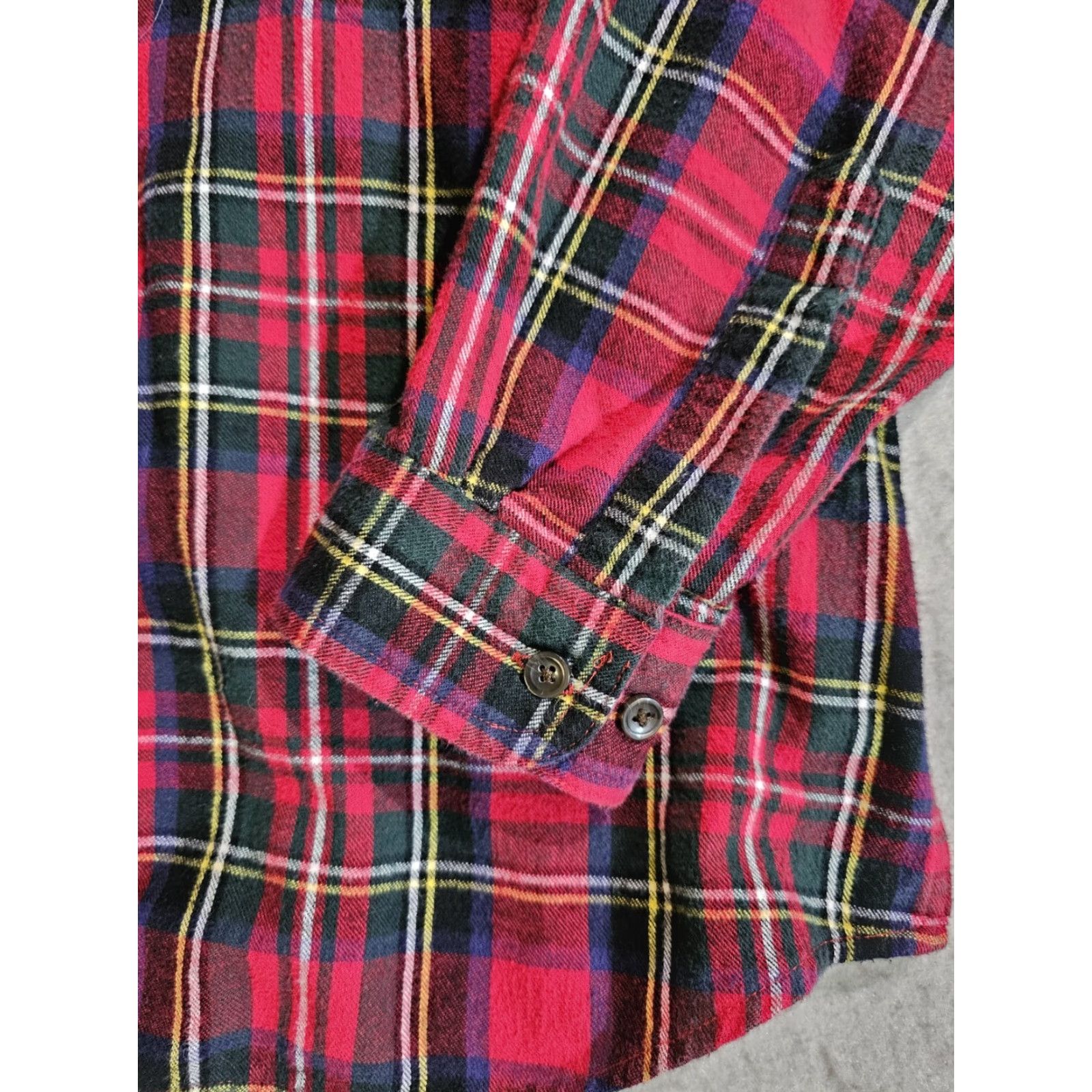 Vintage VINTAGE L.L. Bean Button-Up Flannel Shirt Mens Large Red Plaid Long Sleeve Traditional Fit Size US L / EU 52-54 / 3 - 5 Thumbnail