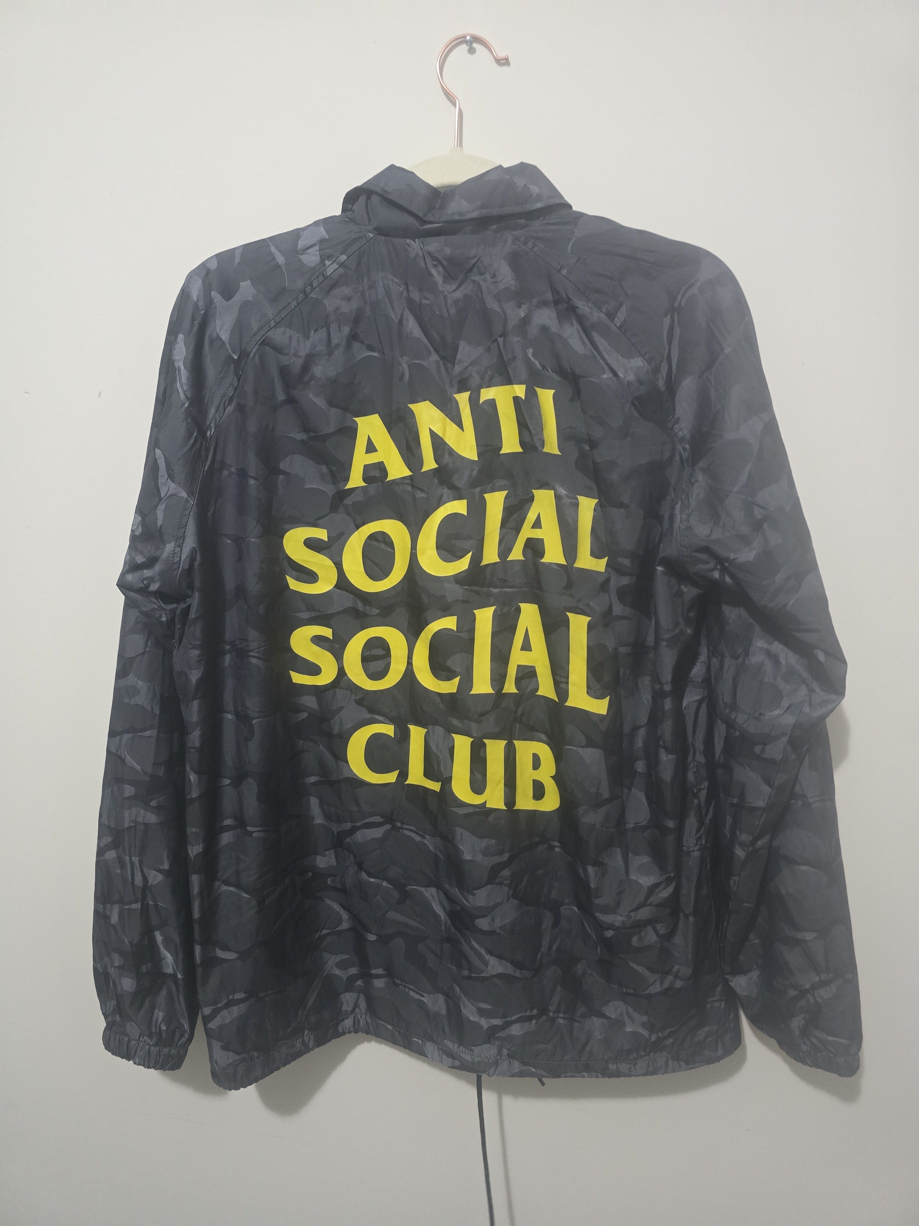 Anti Social Social Club Anti Social Social Club Camouflage Jacket Yellow Logo Size S Size US S / EU 44-46 / 1 - 3 Thumbnail