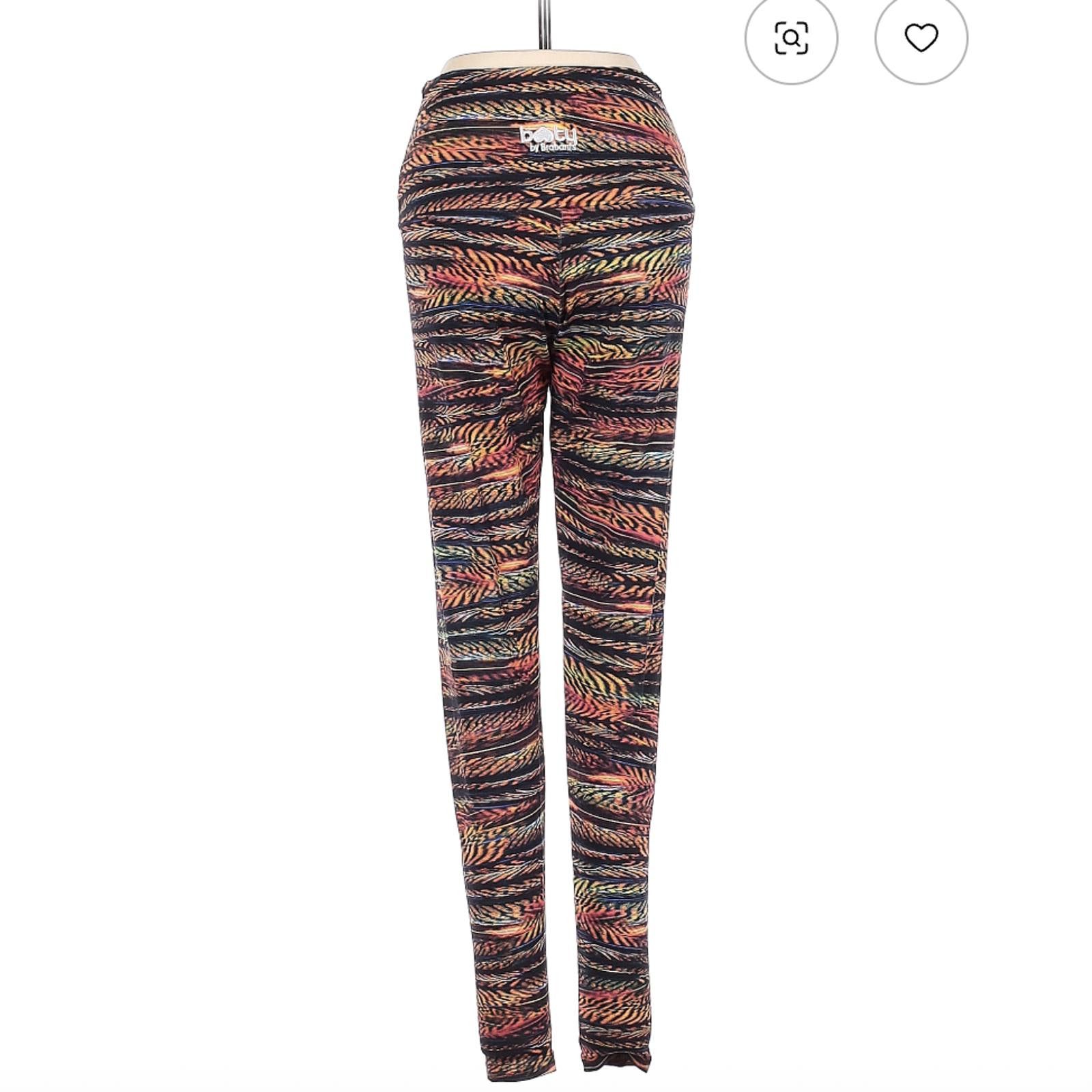 Other Booty by Brabants OS Orange Multicolor Active Pants Size 30" / US 8 / IT 44 - 2 Thumbnail