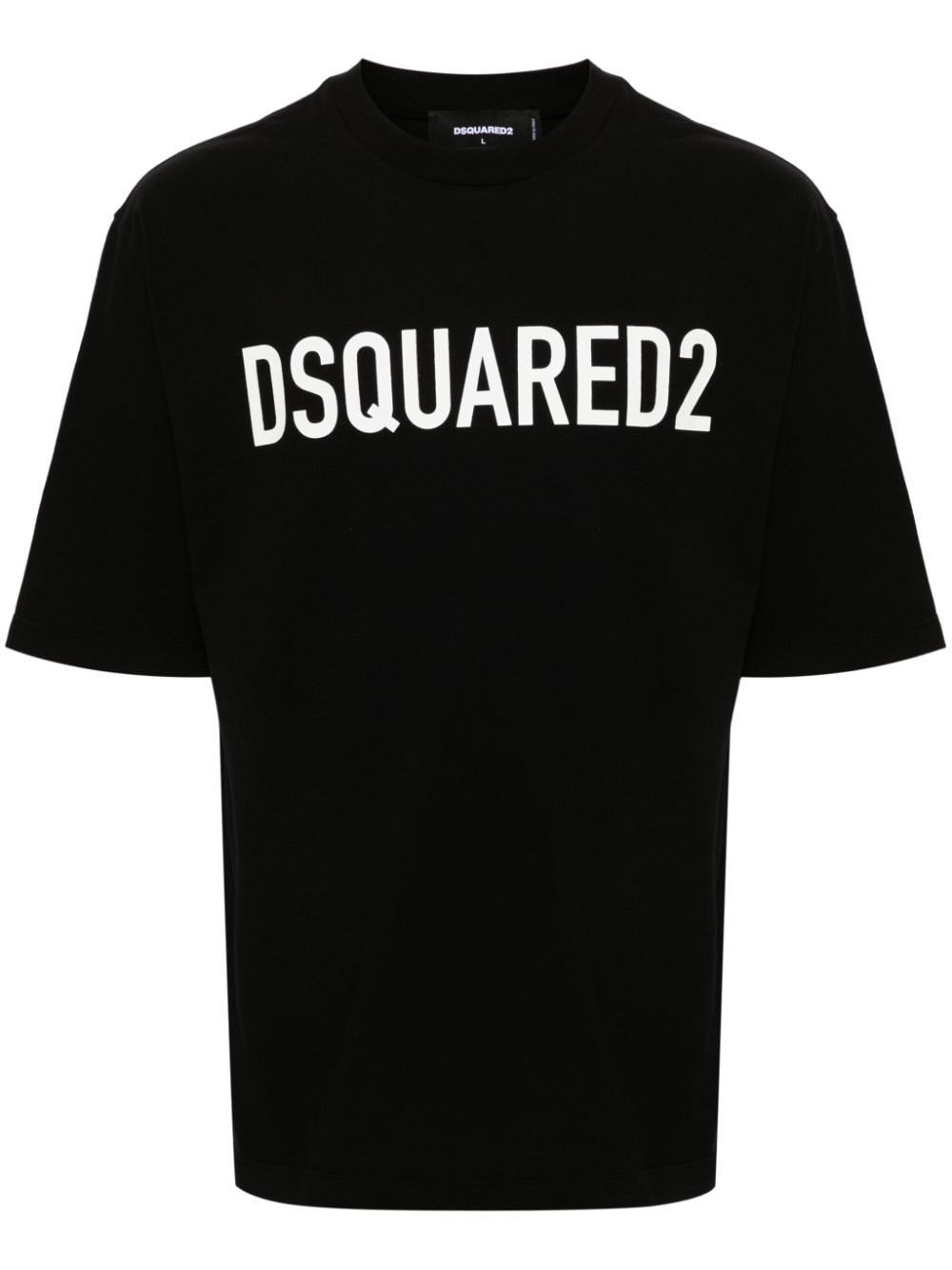 Dsquared2 LOGO COTTON T-SHIRT Size US M / EU 48-50 / 2 - 1 Thumbnail