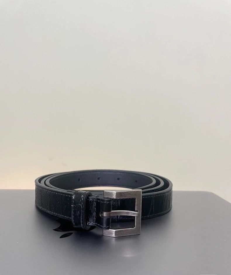 Saint Laurent Paris Saint Laurent Embossed Belt -DMC-2508 Size ONE SIZE - 1 Thumbnail
