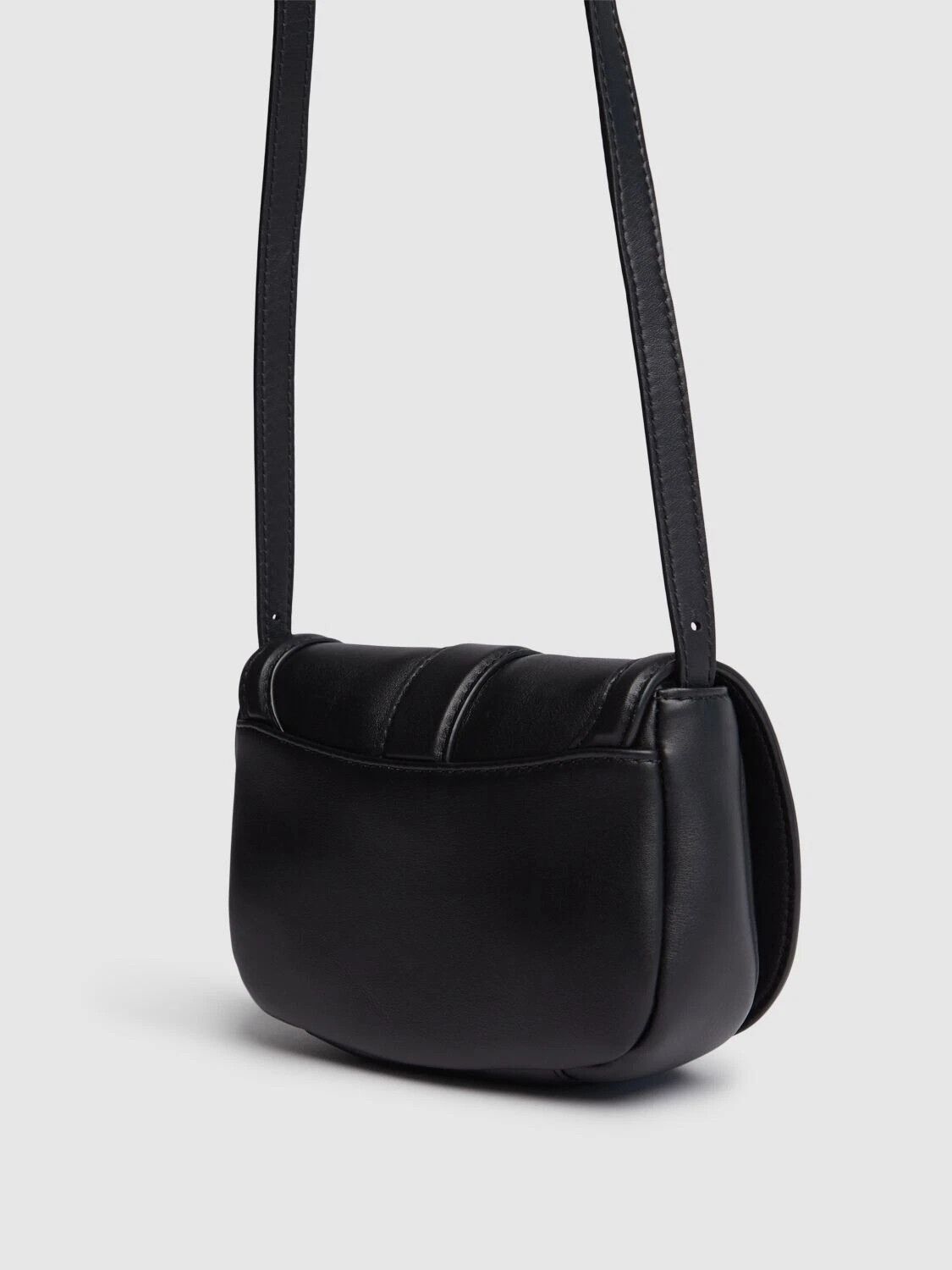 Alexander McQueen MCQUEEN T-Bar Mini Black Leather Shoulder Bag New Auth Size ONE SIZE - 4 Thumbnail