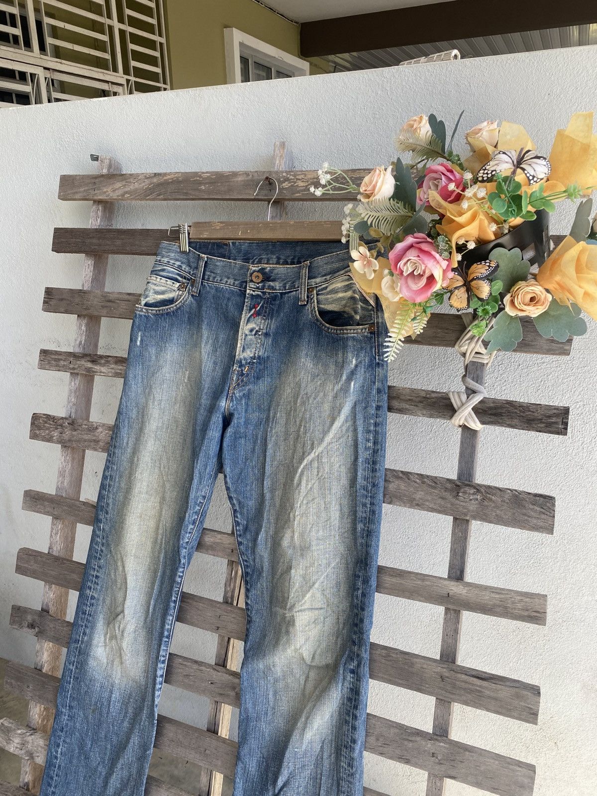 Replay Vintage Replay Denim Pants - Distressed and Fade Size US 32 / EU 48 - 2 Thumbnail