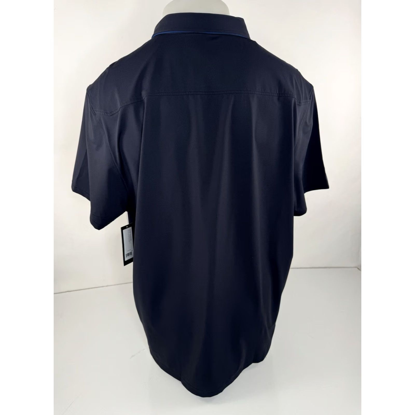 Rhone Rhone - COMMUTER Mens Polo Shirt XXL Stretch Polo Shirt Shirt Men 2XL Dark Blue/Almost Black Size US XXL / EU 58 / 5 - 2 Thumbnail
