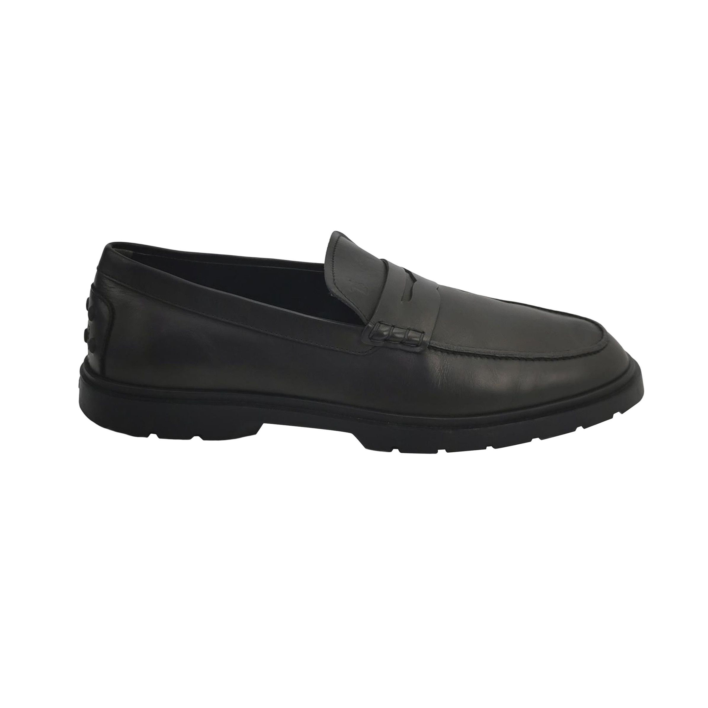 Tod's Tod's Black Leather Penny Loafers 42 Size US 9 / EU 42 - 1 Thumbnail