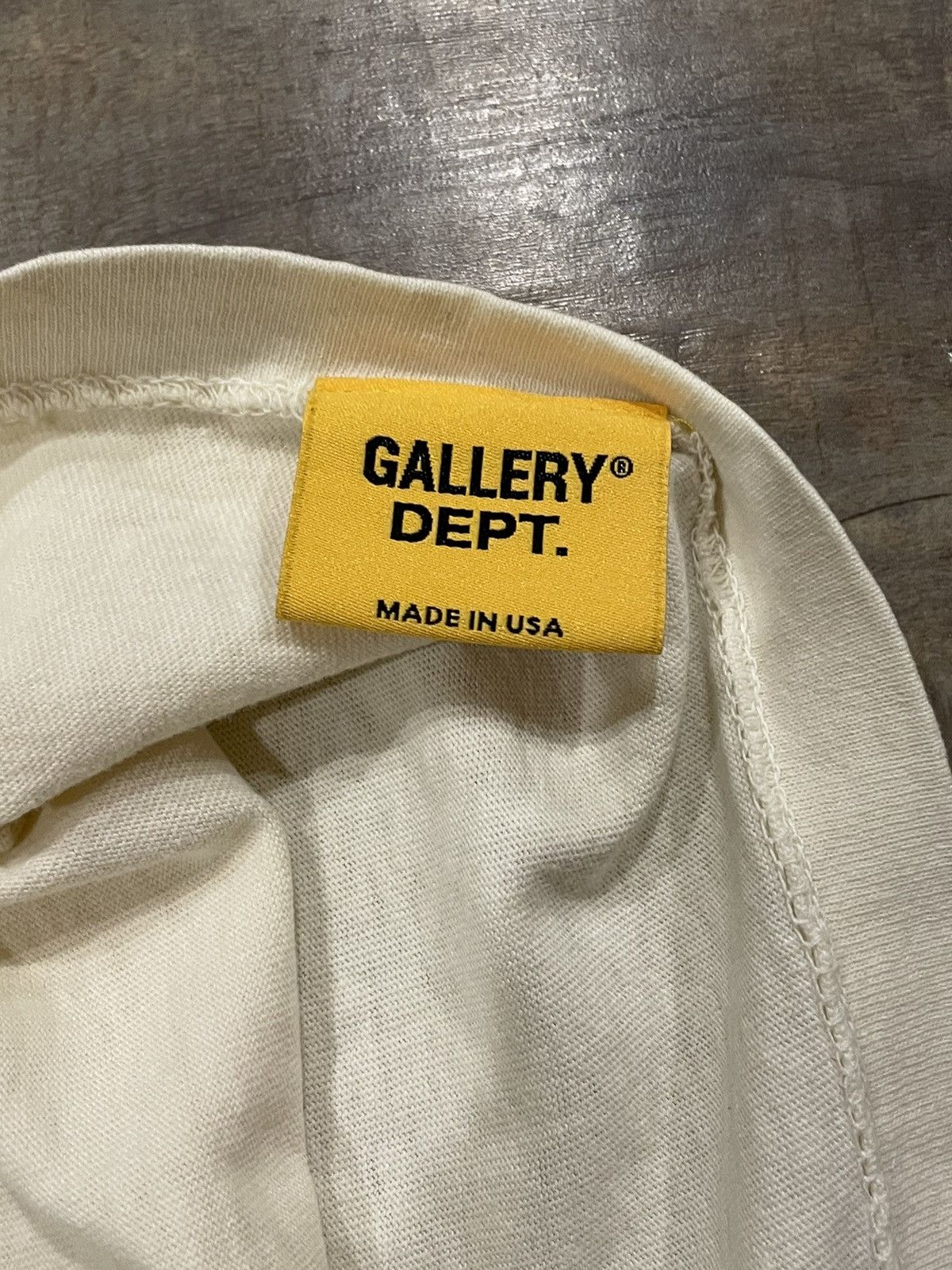 Gallery Dept. RARE Gallery Dept French Logo Tee Cream Orange Souvenir Size US L / EU 52-54 / 3 - 7 Thumbnail