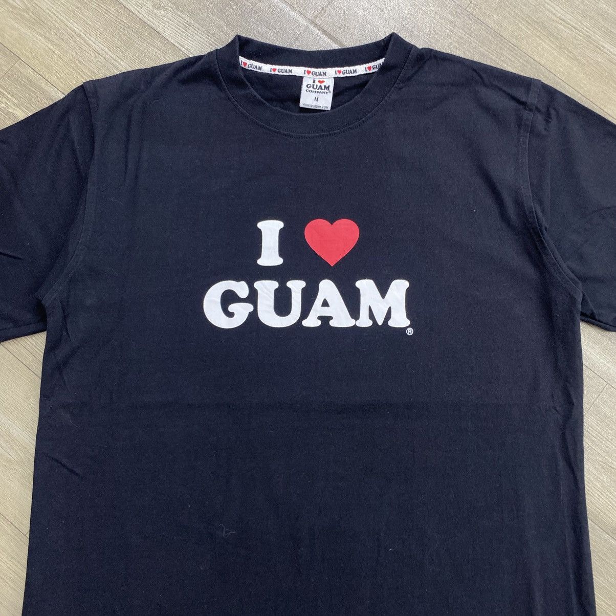 I Love NY Vintage Y2K I Love Guam Heart Where America's Day Begins Tee Size US M / EU 48-50 / 2 - 2 Thumbnail