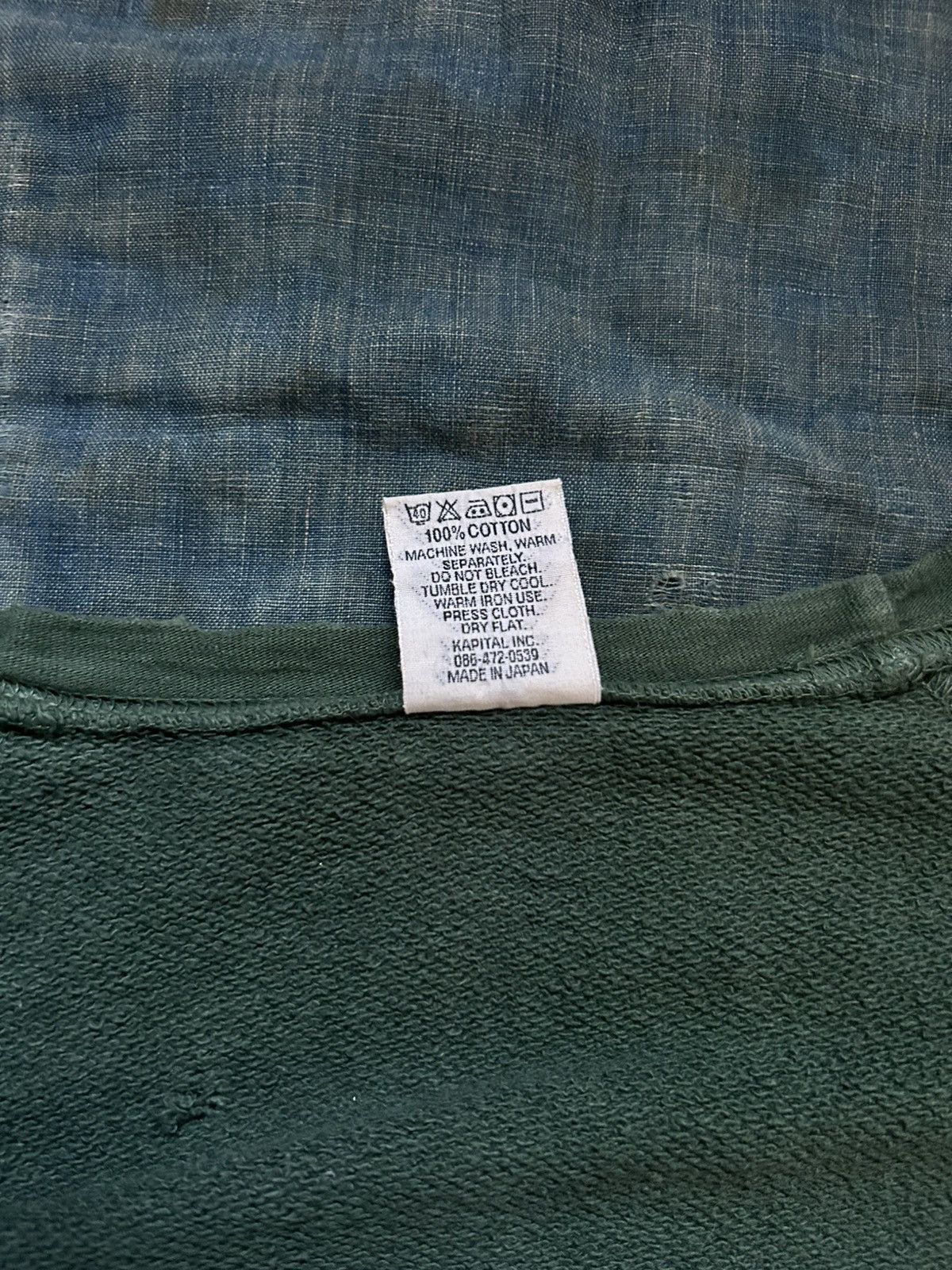 Kapital Kapital u neck damaged painted sweater Size US L / EU 52-54 / 3 - 15 Thumbnail