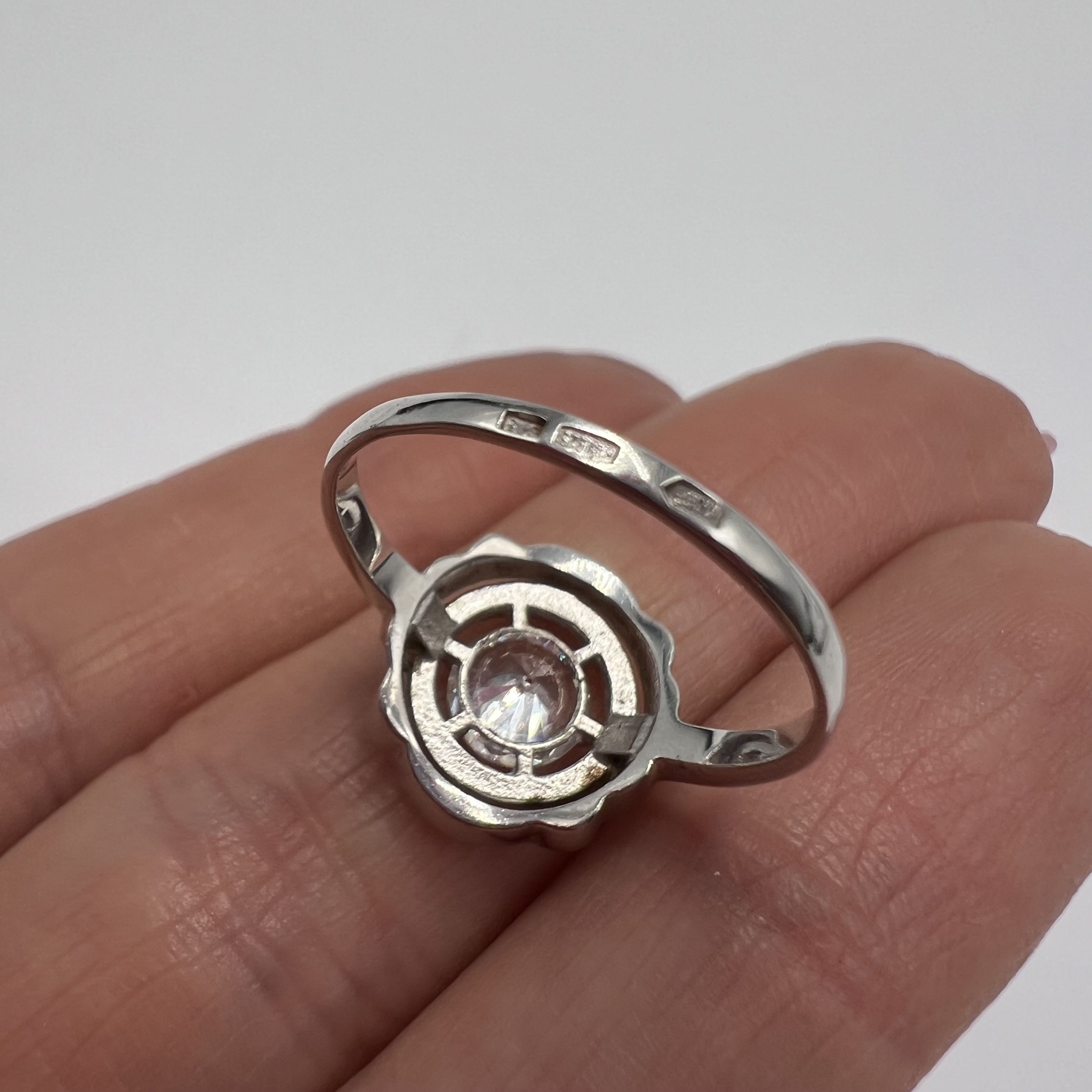 Vintage Vintage Ring Gilt Sterling Silver Jewelry Women's Size 7U Size ONE SIZE - 6 Thumbnail