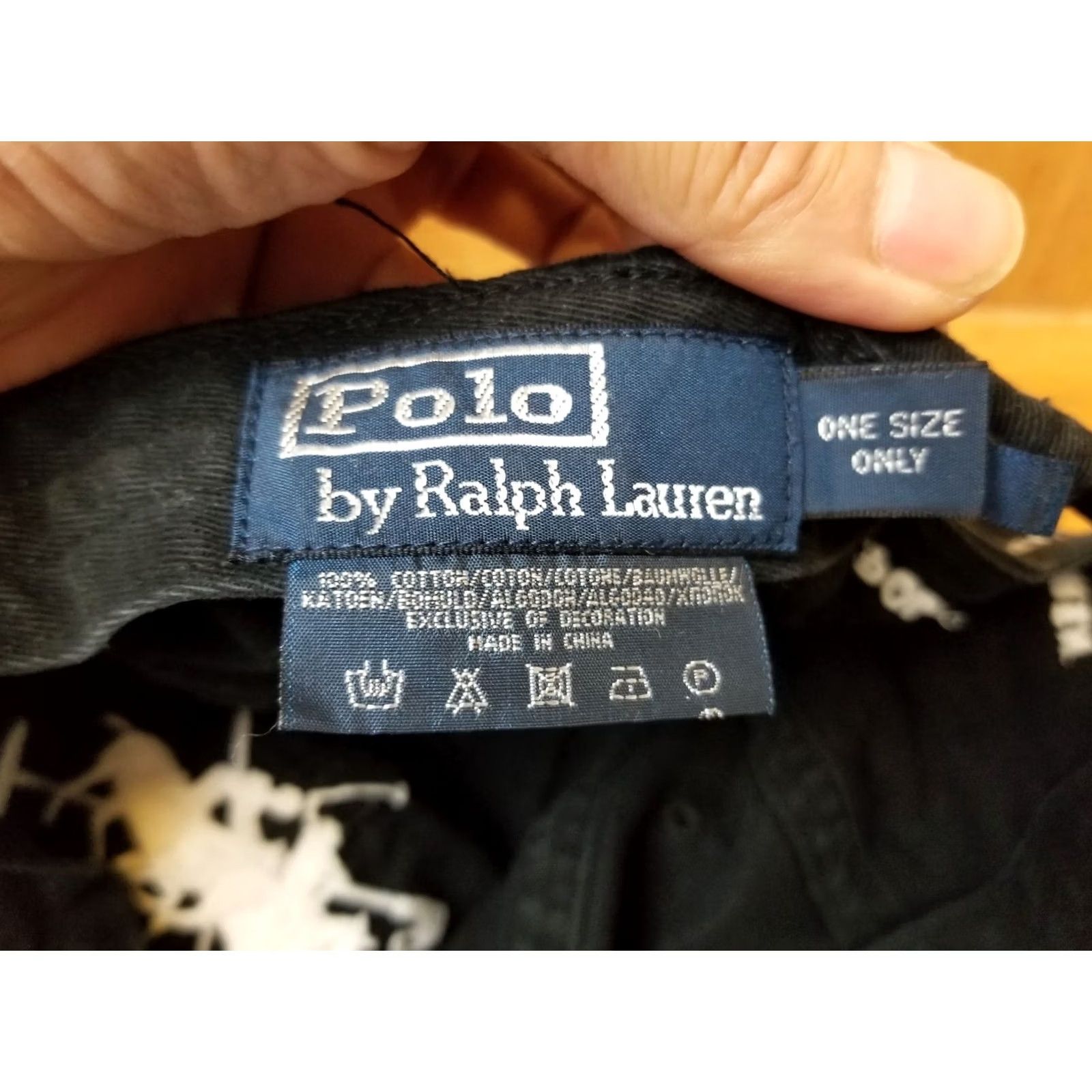 Ralph Lauren VINTAGE 90' RALPH LAUREN POLO HORSES BLACK HAT SZ ONE SIZE Size US M / EU 48-50 / 2 - 4 Thumbnail
