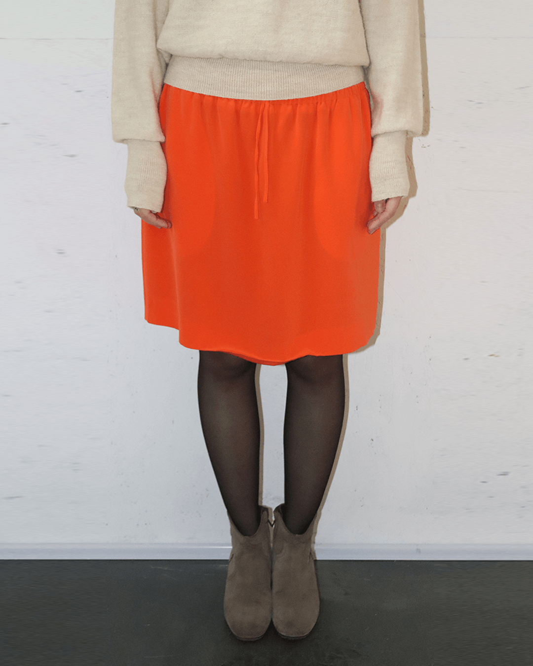 Celine Celine by Phoebe Philo Orange Mini Skirt Size 27" / US 4 / IT 40 - 2 Thumbnail