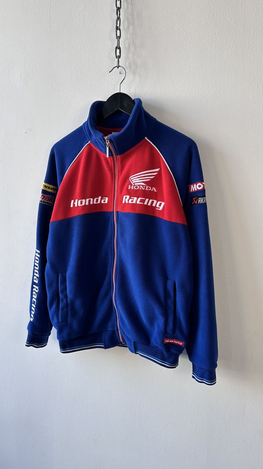 Honda Honda Racing Team Fleece Zip Up Jacket Size S Gorpcore Moto Size US S / EU 44-46 / 1 - 5 Thumbnail
