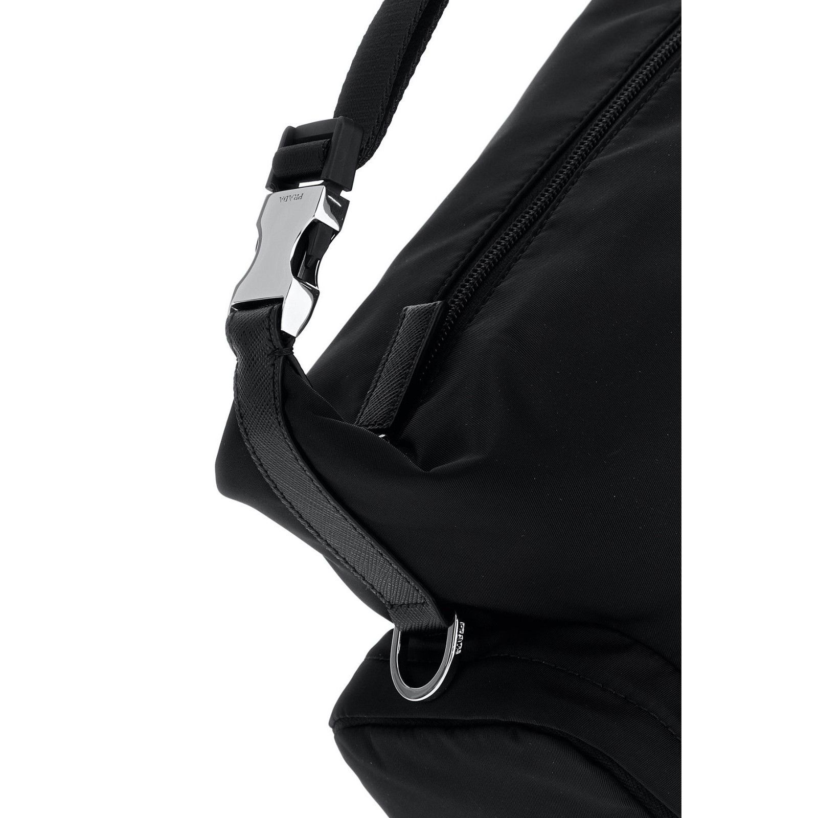 Prada PRADA $2850 Re-Nylon Saffiano Black Shoulder Bag New & Authe Size ONE SIZE - 4 Thumbnail