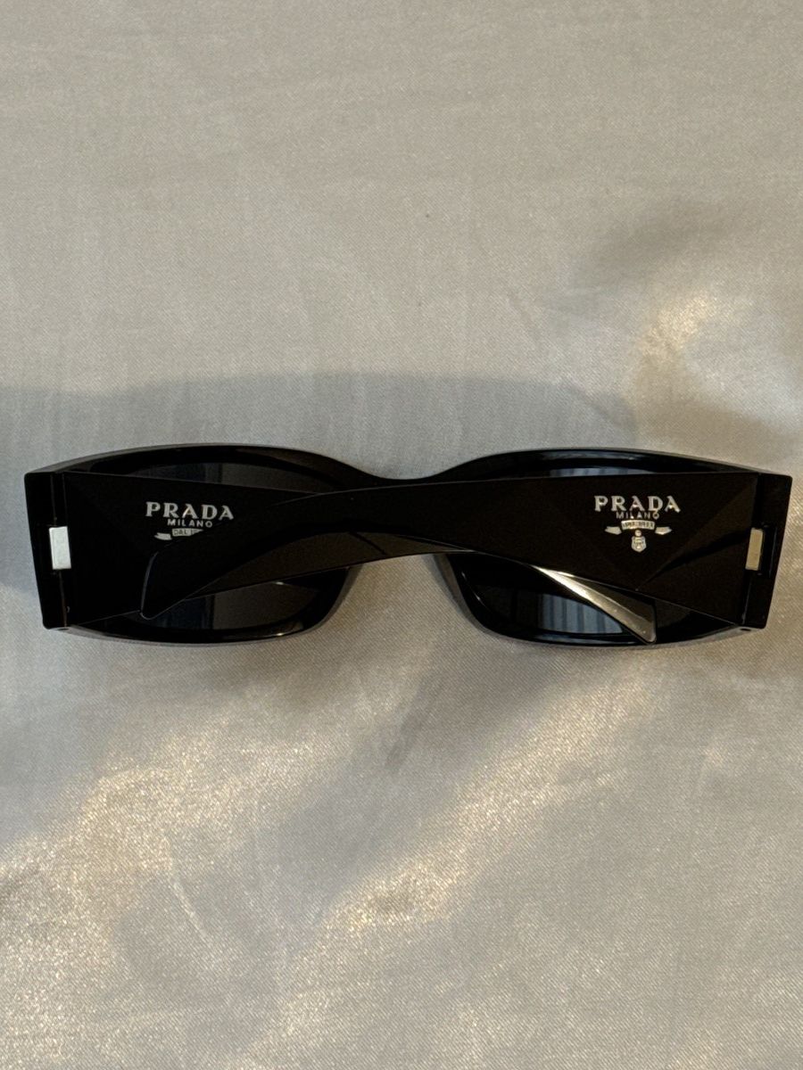 Designer Prada Symbole Sunglasses - Black Size ONE SIZE - 3 Thumbnail