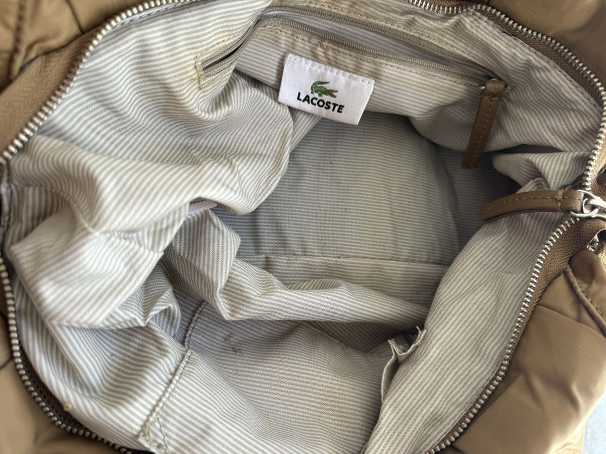 Lacoste Lacoste Tan Duffel / Shoulder Bag – Excellent Pre-Owned Size ONE SIZE - 14 Thumbnail