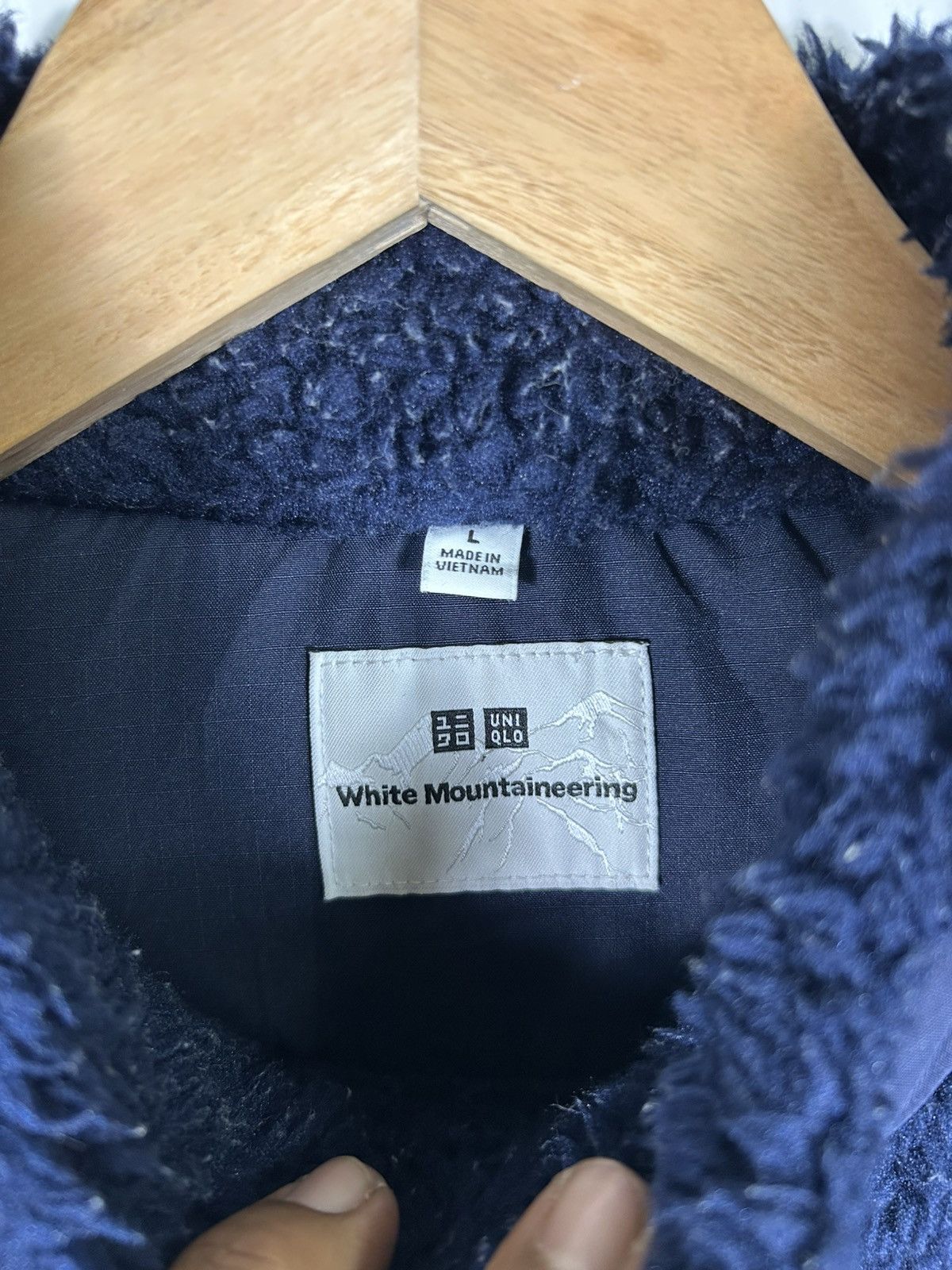 Uniqlo × White Mountaineering 🔥White Mountaineering❌Uniqlo Fleece Snap Button Sweatshirt Size US L / EU 52-54 / 3 - 8 Thumbnail