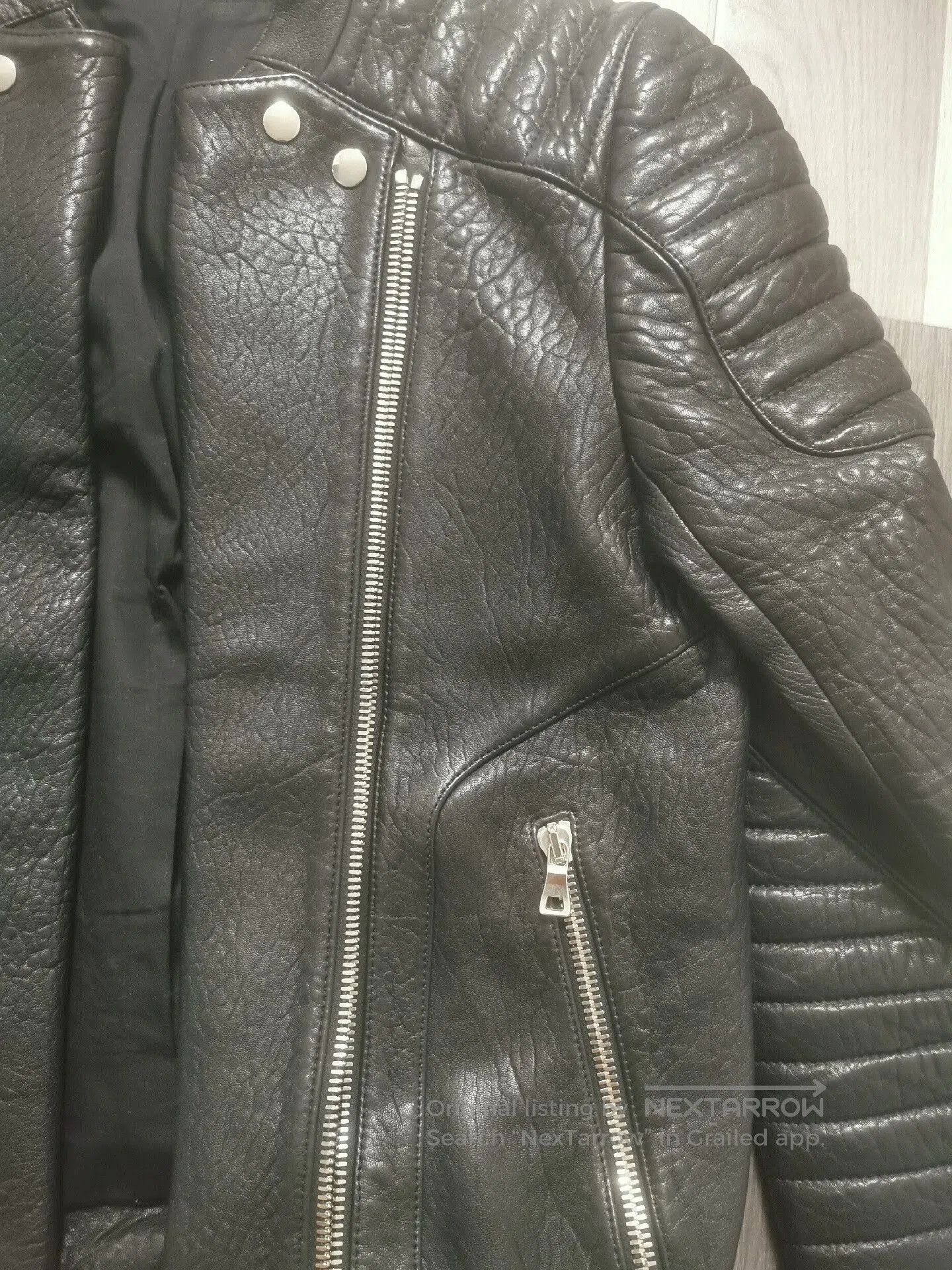 Balmain Classic Black Balmain Leather Jacket. Size US M / EU 48-50 / 2 - 2 Thumbnail