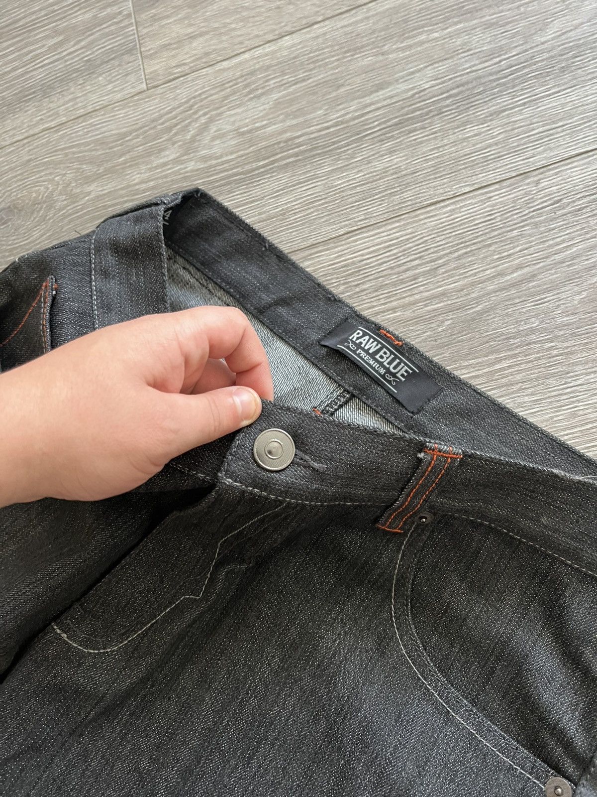 Vintage Vintage Raw Blue Pants Jeans Size US 34 / EU 50 - 13 Thumbnail