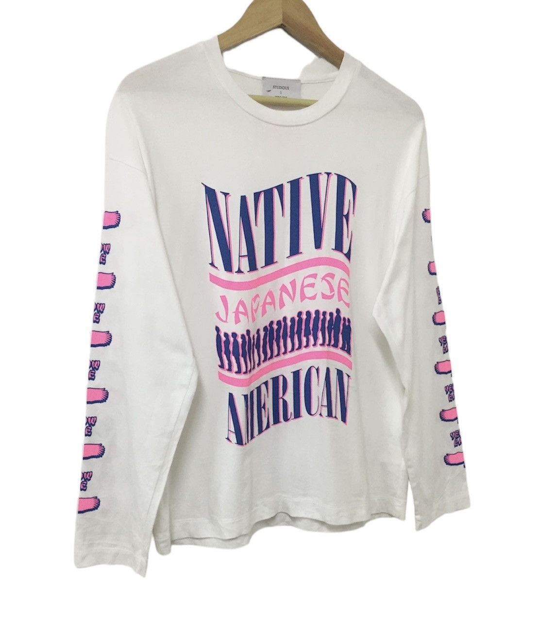 Japanese Brand STUDIOUS NATIVE JAPANESE AMERICAN YELLOW EAGLE LOGO TSHIRT Size US L / EU 52-54 / 3 - 2 Thumbnail