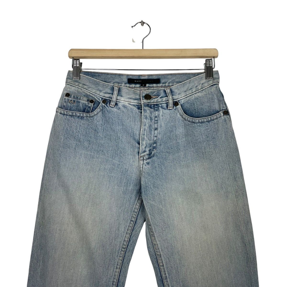 Jean × Marc Jacobs 💥MARC JACOB FLARE WASHED BLUE JEAN Size 29" - 2 Thumbnail