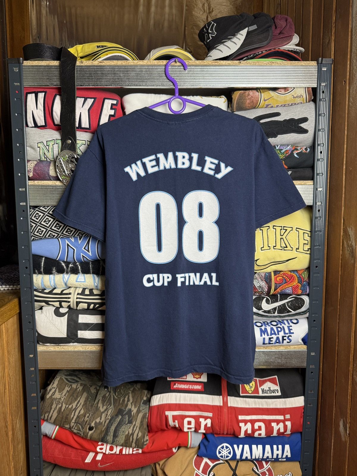 Gildan Tottenham 2007 home shirt jersey WEMBLEY tee Size US M / EU 48-50 / 2 - 2 Thumbnail