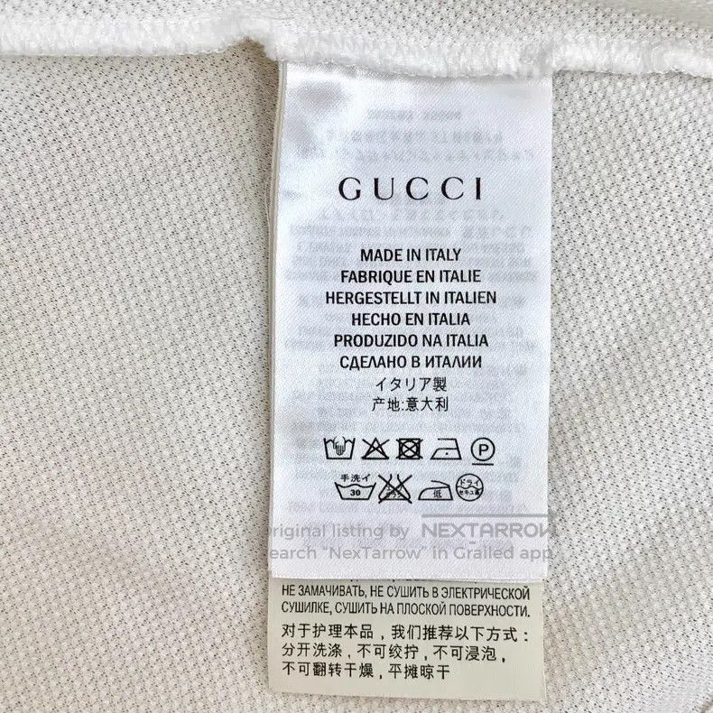Gucci Gucci White pearl mesh striped short-sleeved cotton dress Size M / US 6-8 / IT 42-44 - 6 Thumbnail