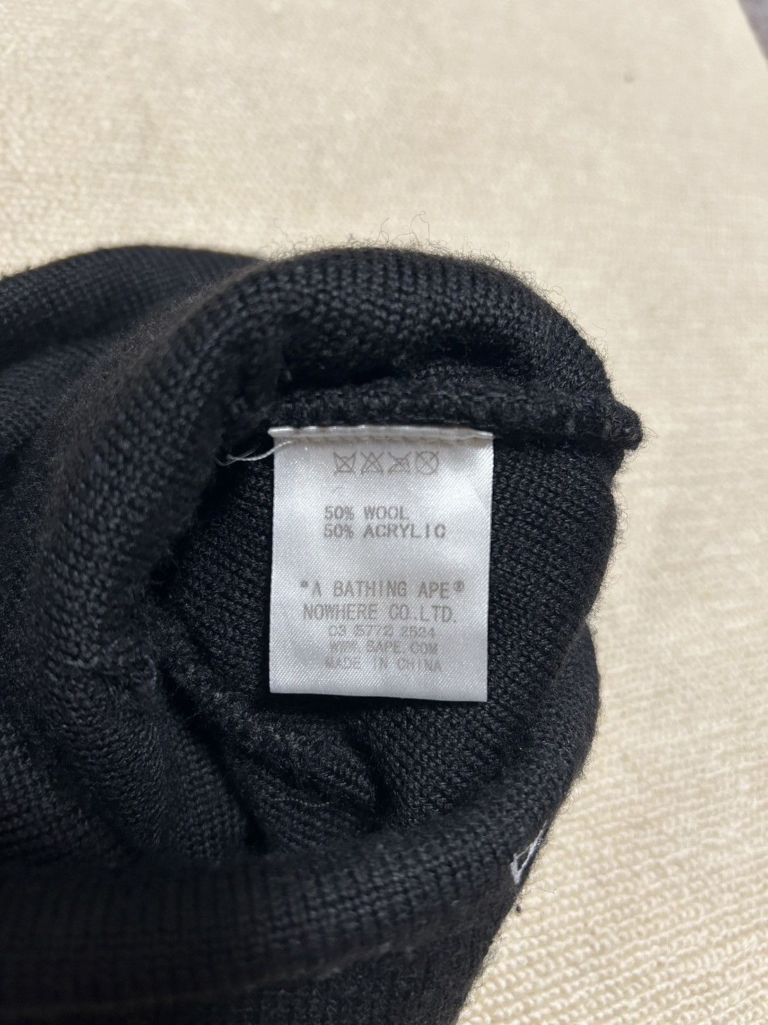 Bape OG Bapesta Star Embroidered Beanie Hat Size ONE SIZE - 5 Thumbnail