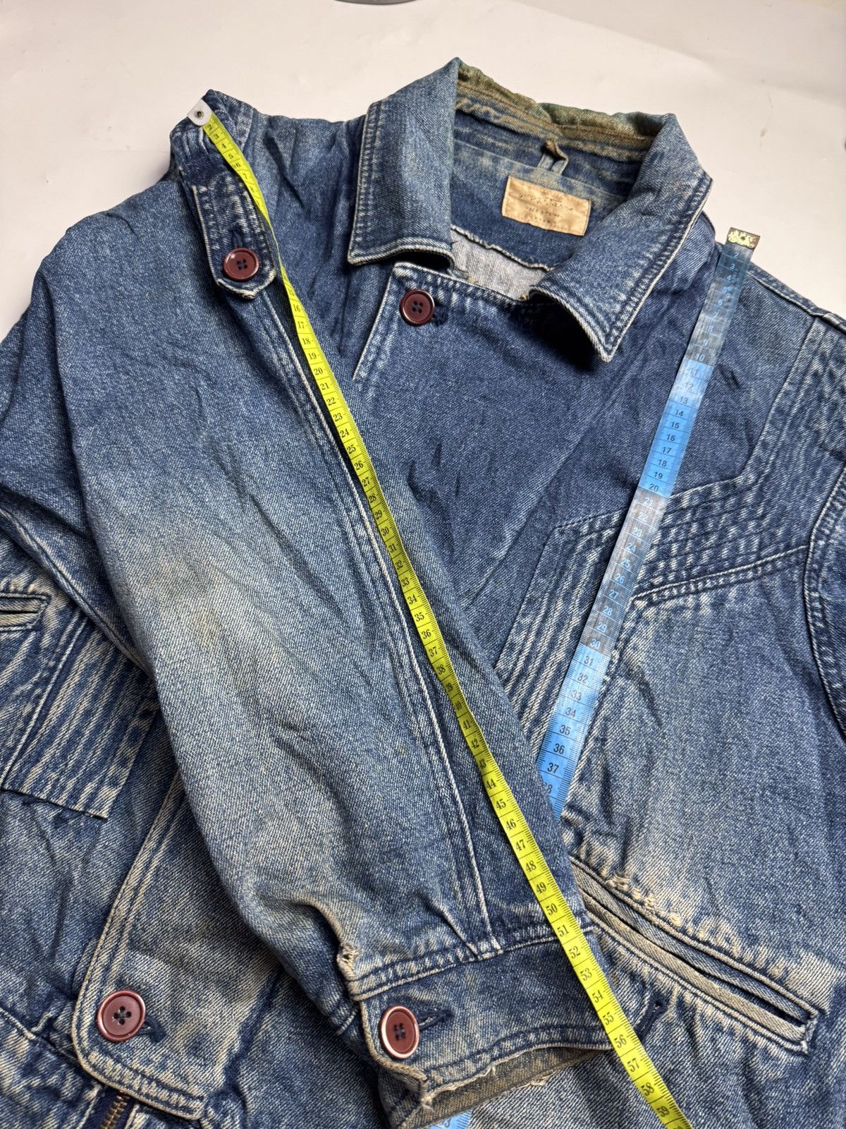 Hysteric Glamour × Japanese Brand × Le Grande Bleu (L.G.B.) Japanese Double Layers Jacket ifsix goa lgb style Size US M / EU 48-50 / 2 - 6 Thumbnail