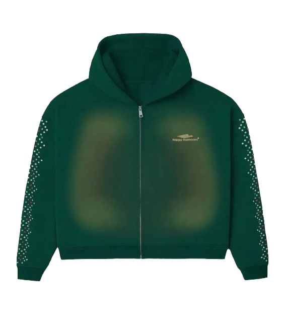 HMDD HMDD 'Crystal' Green Zip Up Hoodie Size US XXL / EU 58 / 5 - 1 Preview