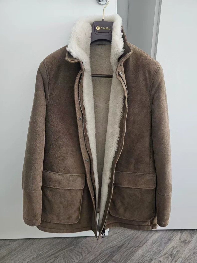 Loro Piana Men's fur and leather coat Size US L / EU 52-54 / 3 - 1 Thumbnail