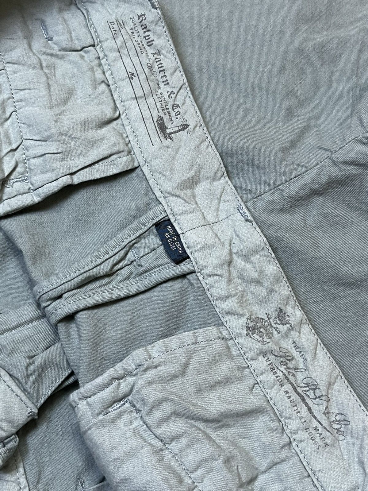 Polo Ralph Lauren VINTAGE POLO RALPH LAUREN-RALPH LAUREN SLIM FIT CASUAL PANT Size US 39 - 14 Thumbnail