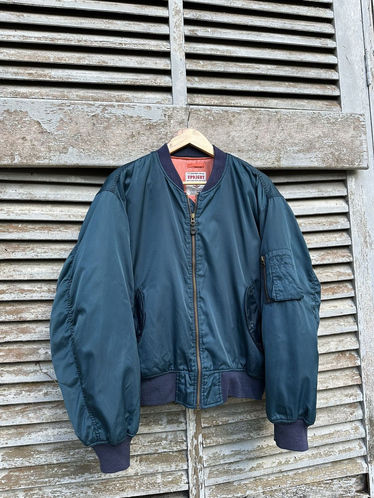 Vintage 🪖Vintage MA-1 Man Intermediate Upright Bomber Jacket Size US M / EU 48-50 / 2 - 3 Thumbnail