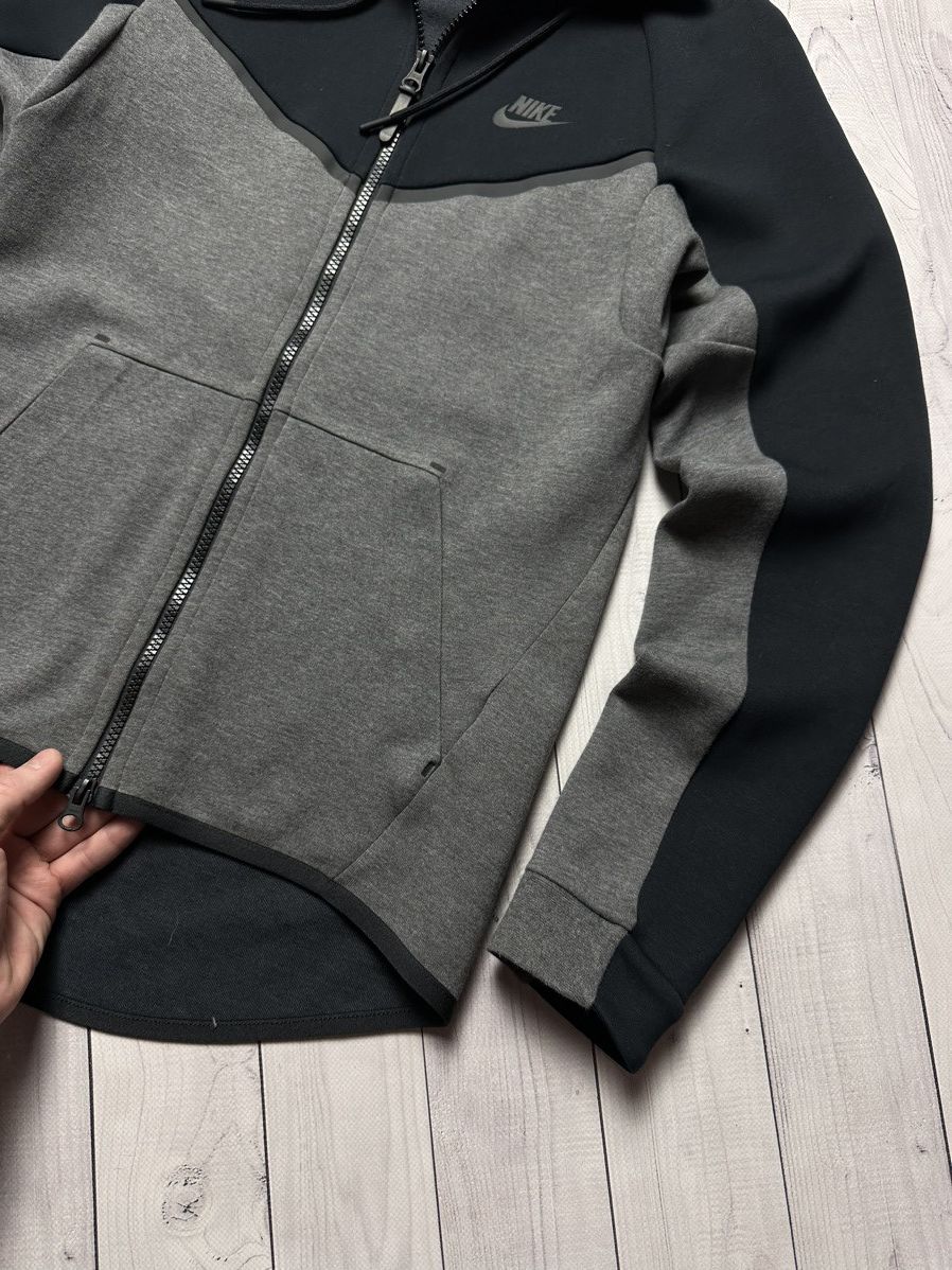Nike × Vintage Vintage nike tech fleece size Xs logo drill zip hoodie Size US XS / EU 42 / 0 - 2 Thumbnail