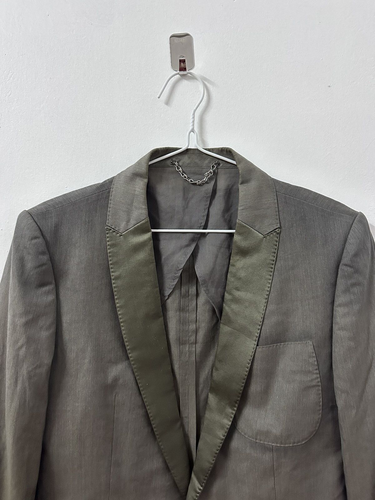 Maison MIHARA YASUHIRO Maison Grey Blazer Size 46R - 2 Thumbnail