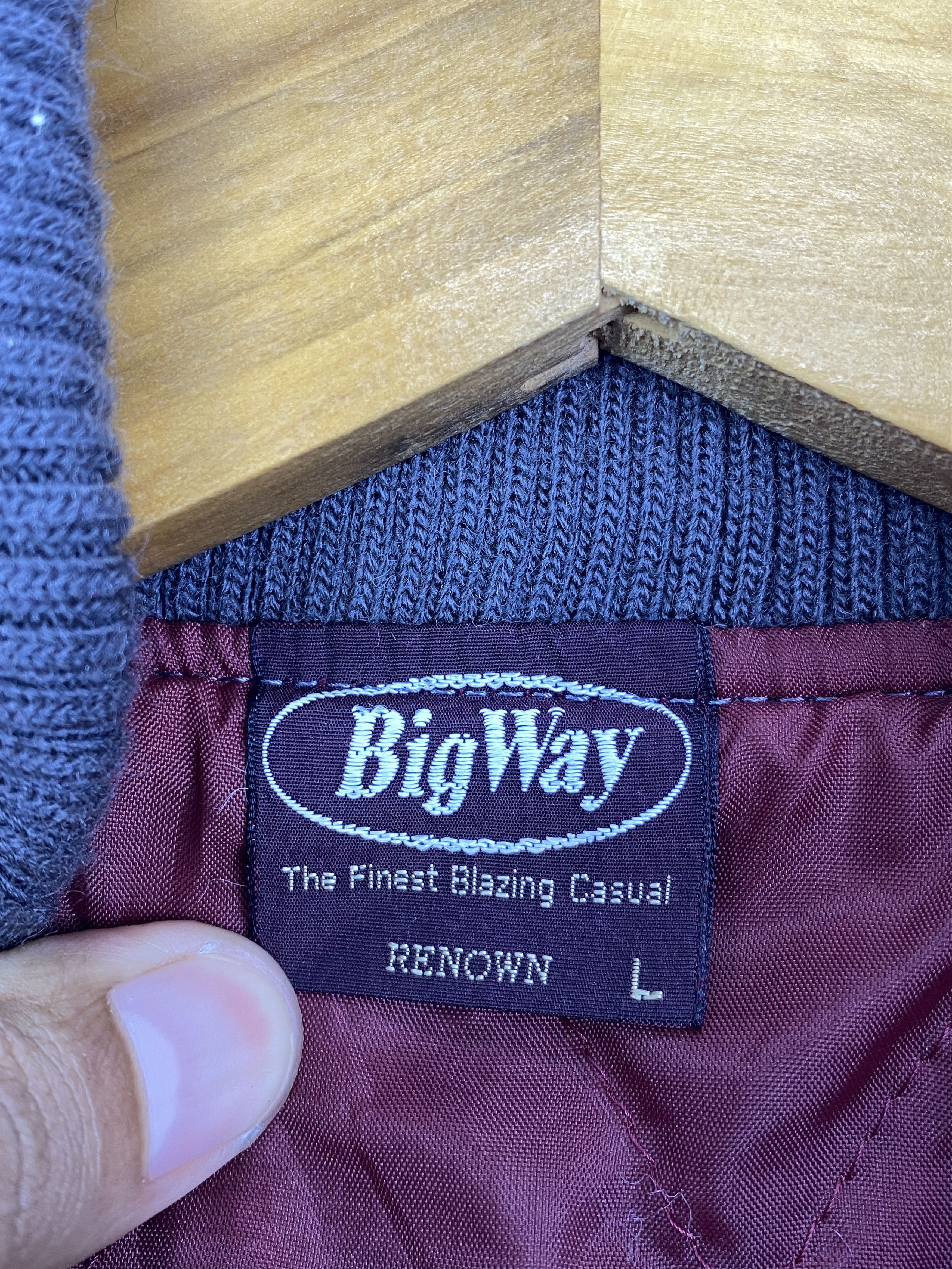 RENOWN Vtg BigWay by Renown Multi-Fabric Panel Bomber Jacket JA0210 Size US L / EU 52-54 / 3 - 5 Thumbnail