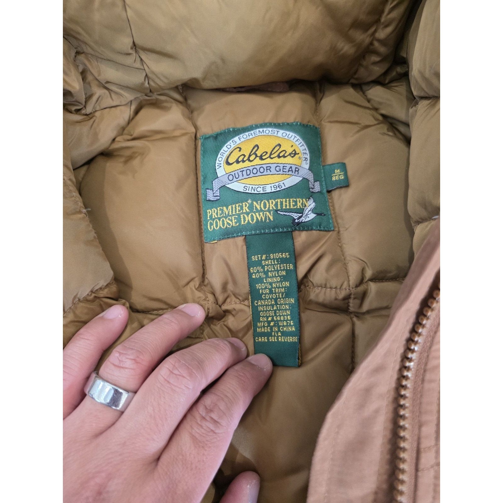 Cabelas Cabelas Premier Northern Goose Down Parka Jacket M Coat Size US M / EU 48-50 / 2 - 5 Thumbnail
