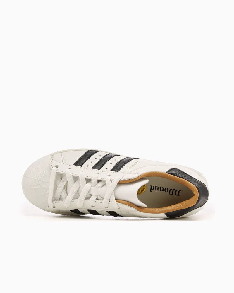 Adidas × JJJJound o1mle0426 Superstar 82 Low-Top Sneakers in Off-White/Black Size US 13 / EU 46 - 4 Thumbnail